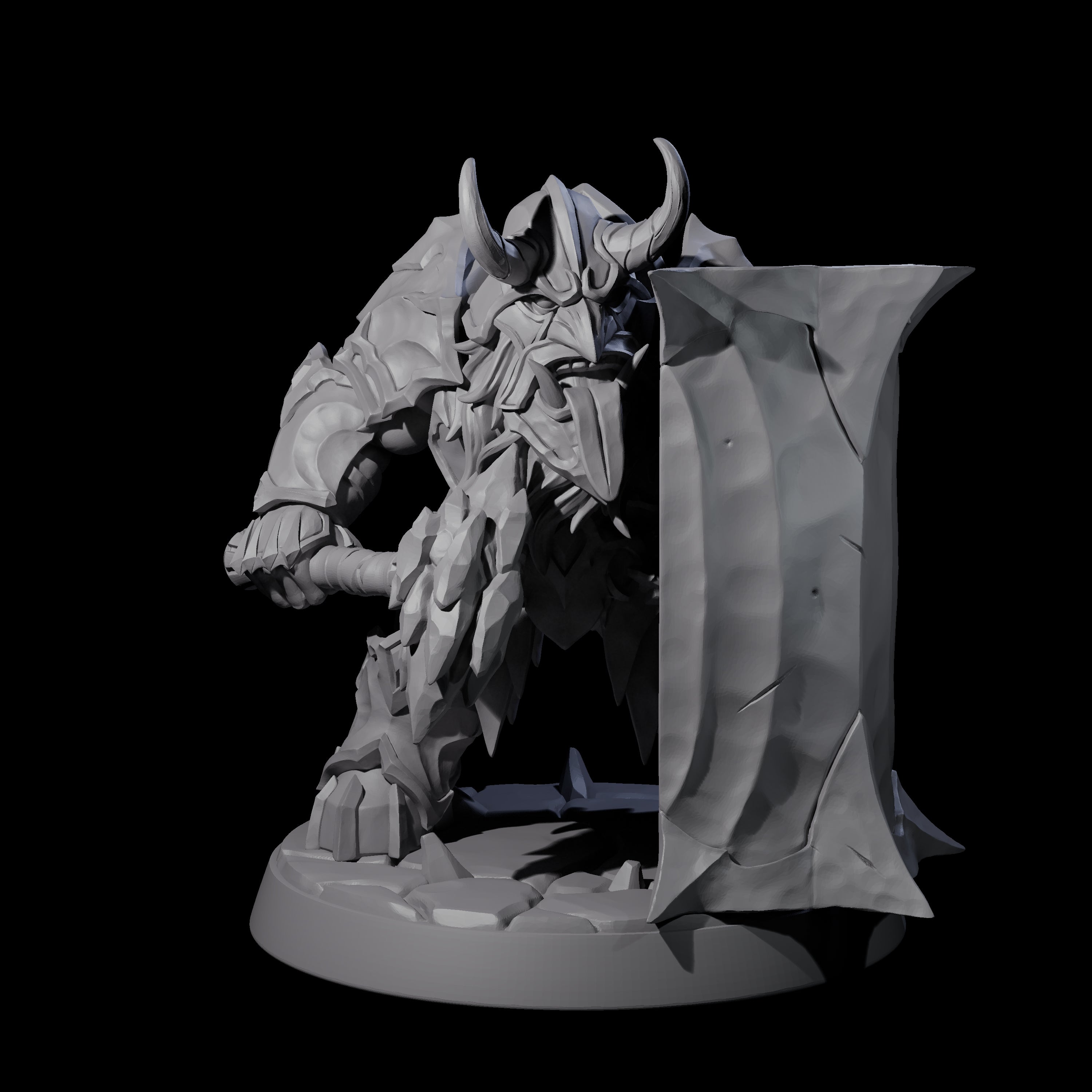 Deepcrust Dwarf A Miniature for Dungeons and Dragons, Pathfinder or other TTRPGs