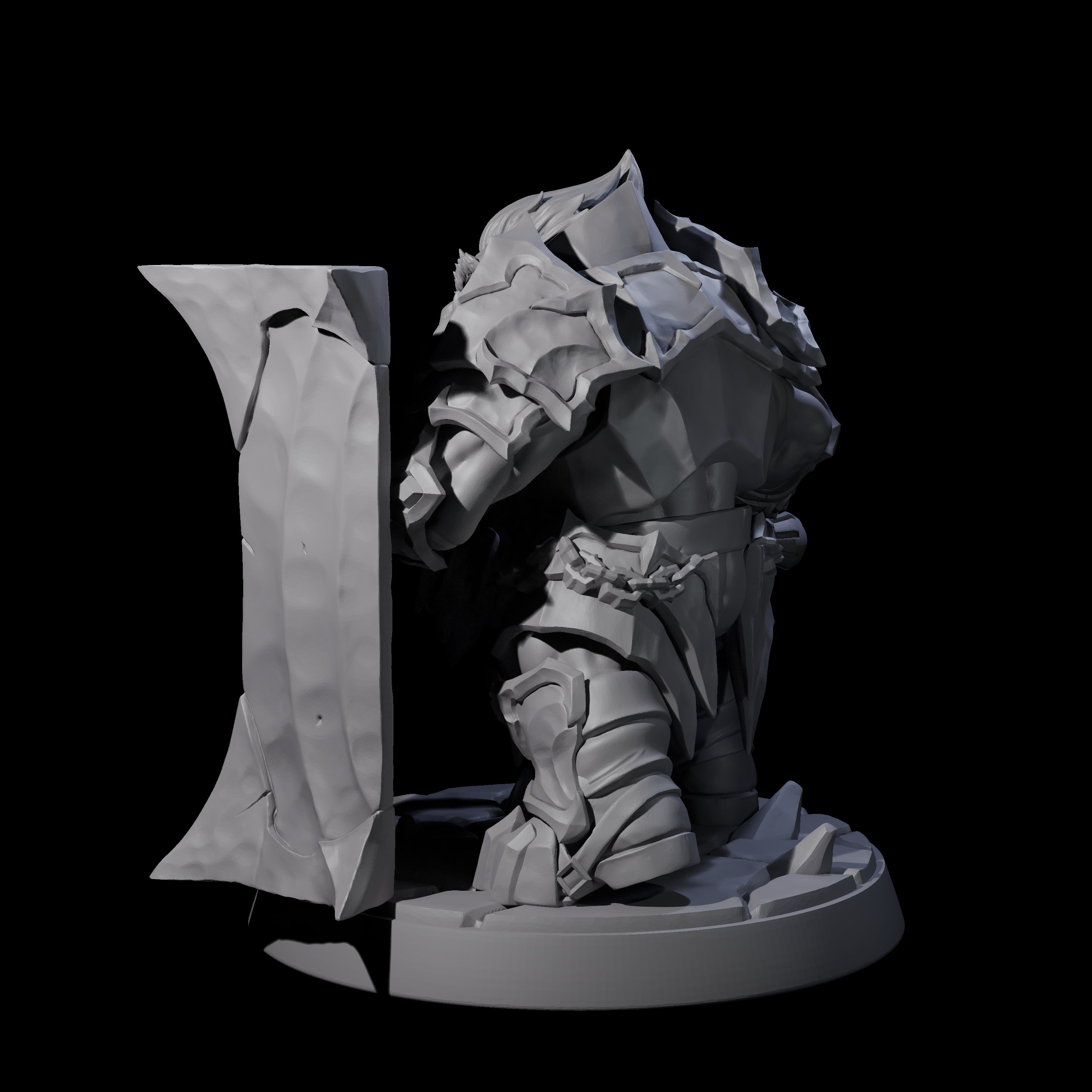 Deepcrust Dwarf A Miniature for Dungeons and Dragons, Pathfinder or other TTRPGs