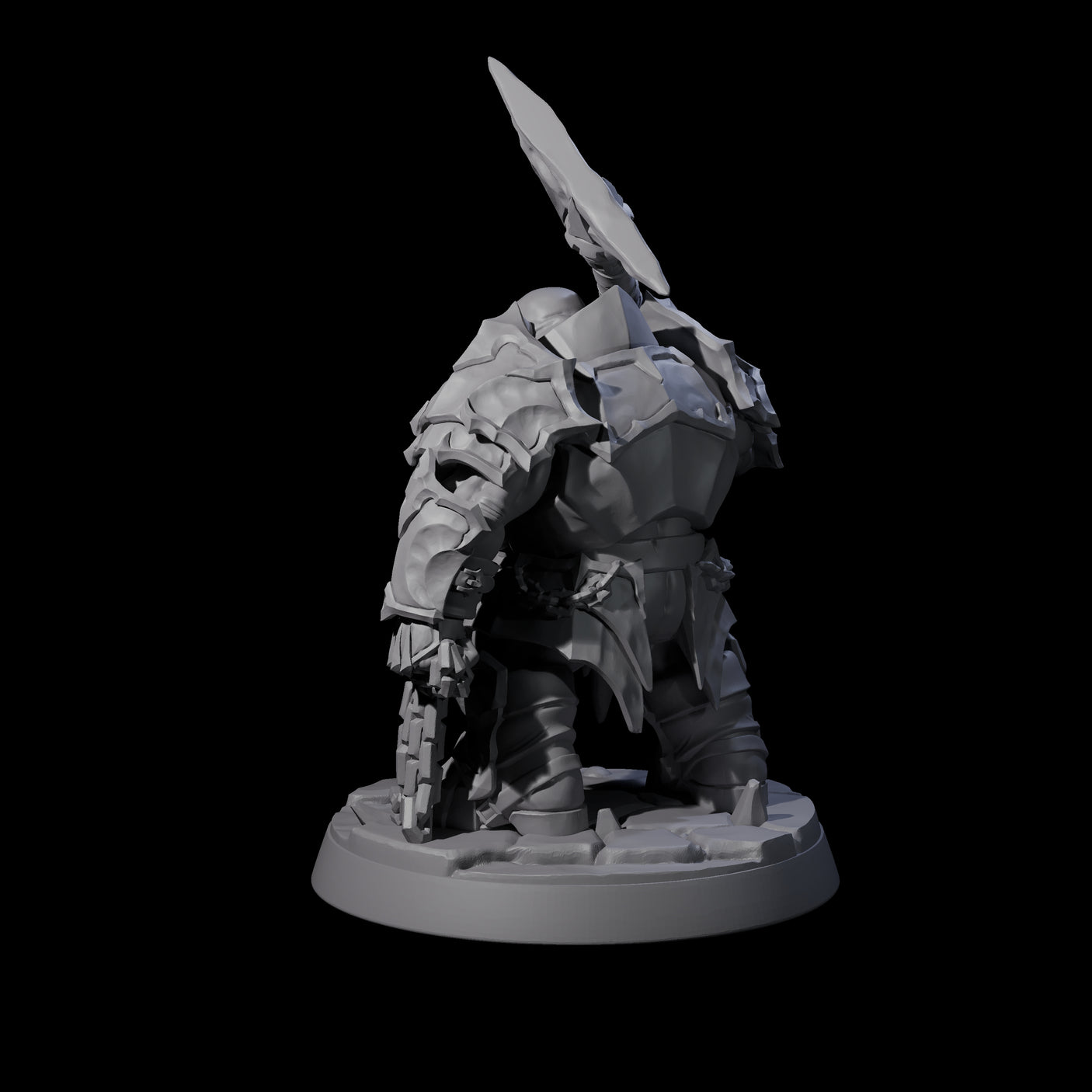 Deepcrust Dwarf B Miniature for Dungeons and Dragons, Pathfinder or other TTRPGs
