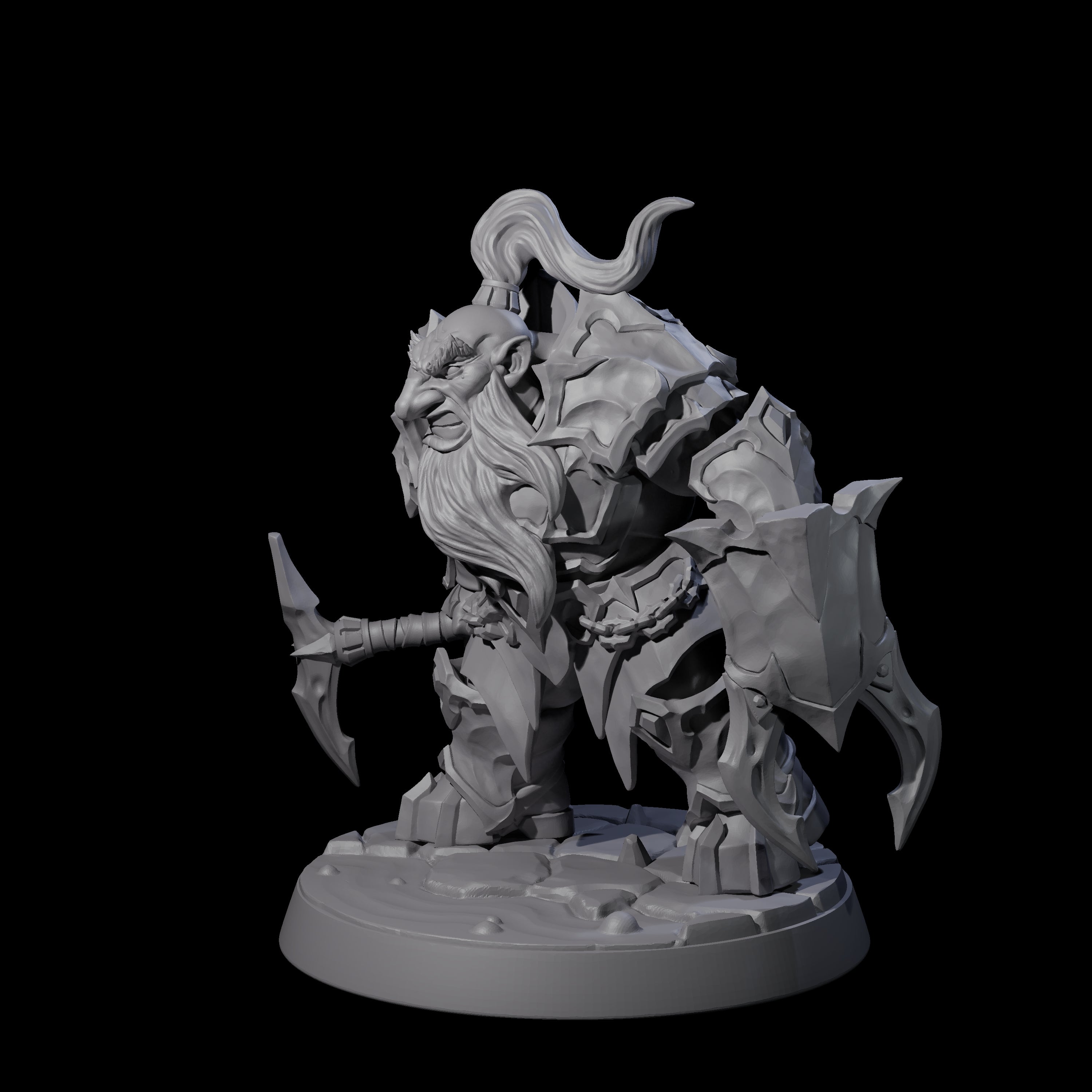 Deepcrust Dwarf C Miniature for Dungeons and Dragons, Pathfinder or other TTRPGs