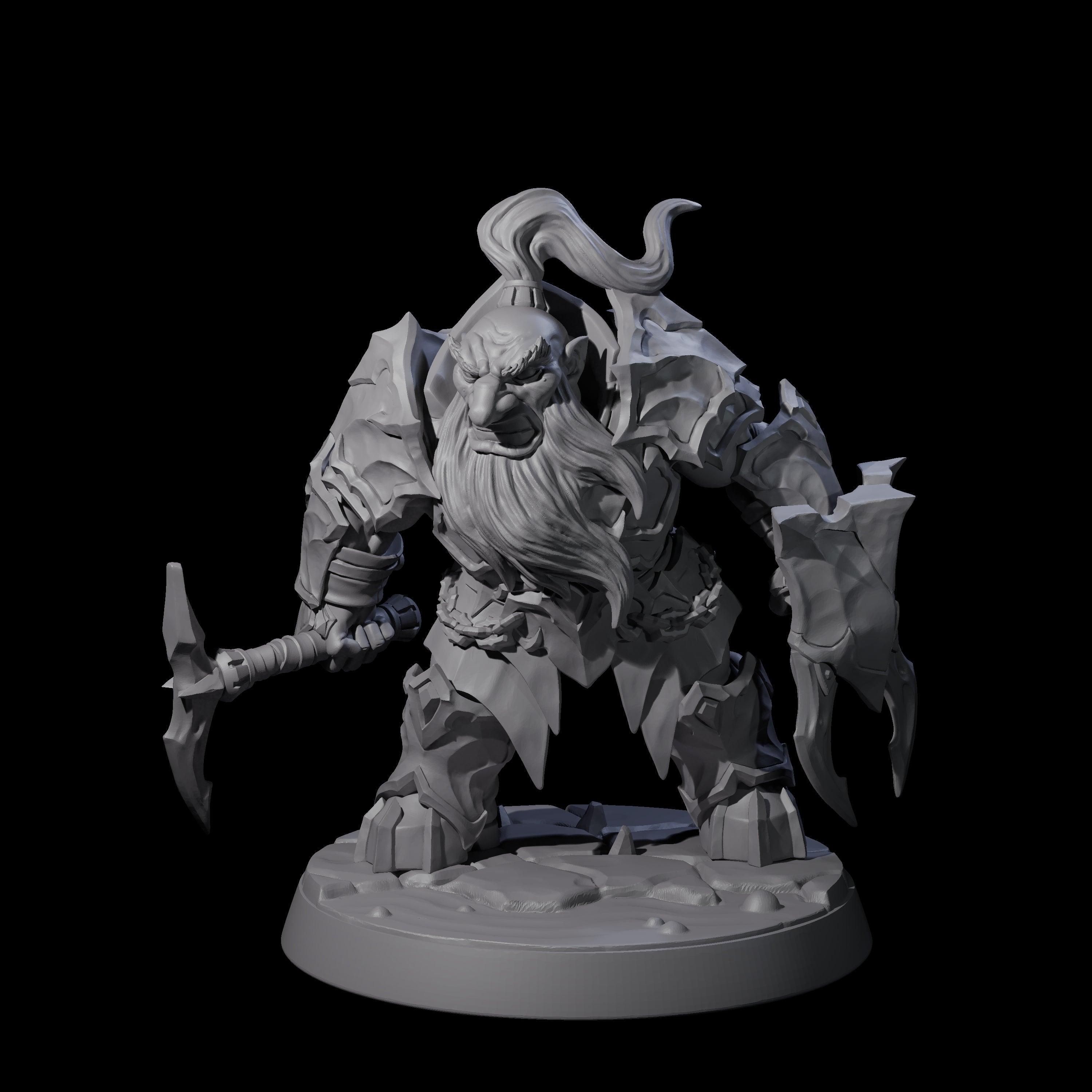 Deepcrust Dwarf C Miniature for Dungeons and Dragons, Pathfinder or other TTRPGs