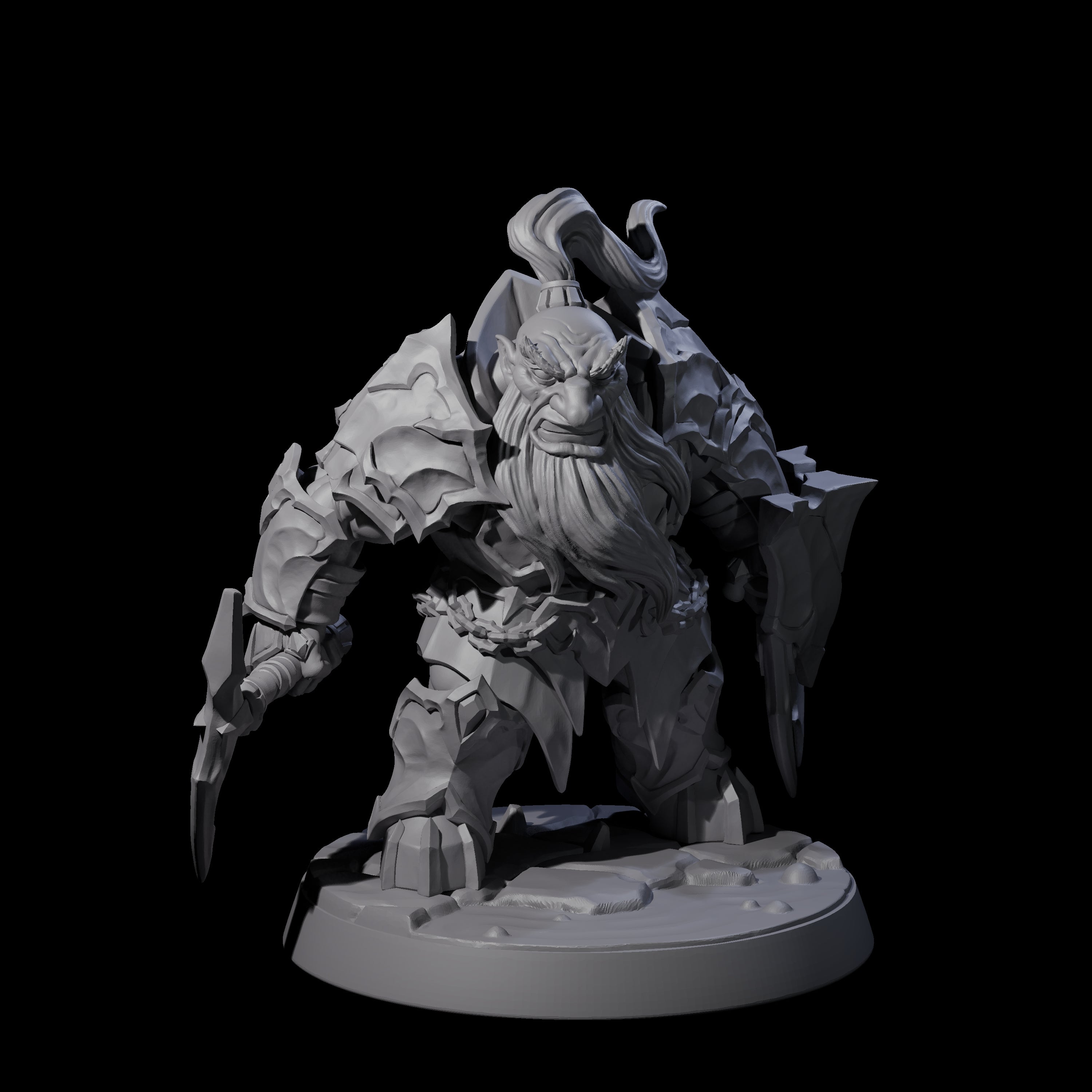 Deepcrust Dwarf C Miniature for Dungeons and Dragons, Pathfinder or other TTRPGs