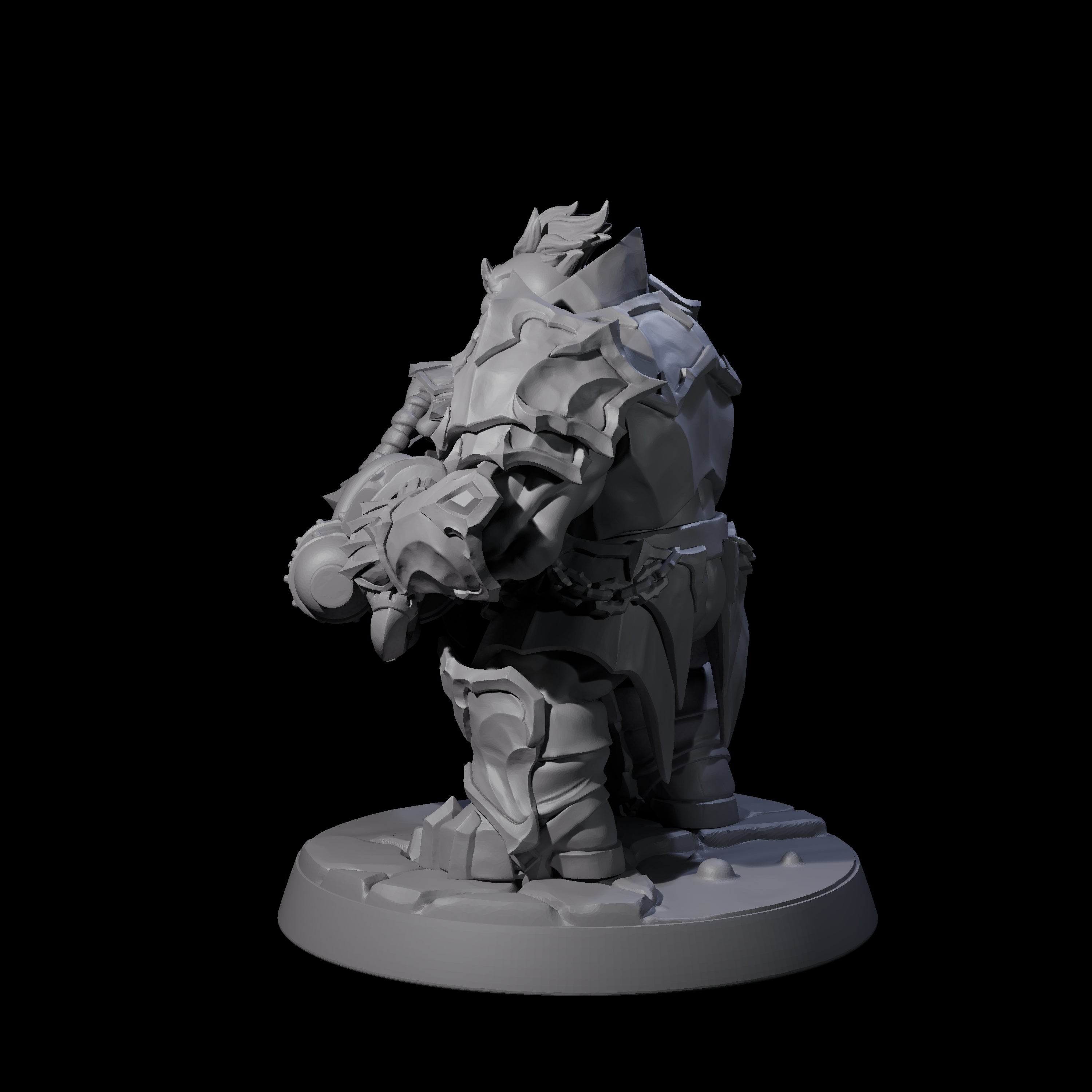 Deepcrust Dwarf D Miniature for Dungeons and Dragons, Pathfinder or other TTRPGs