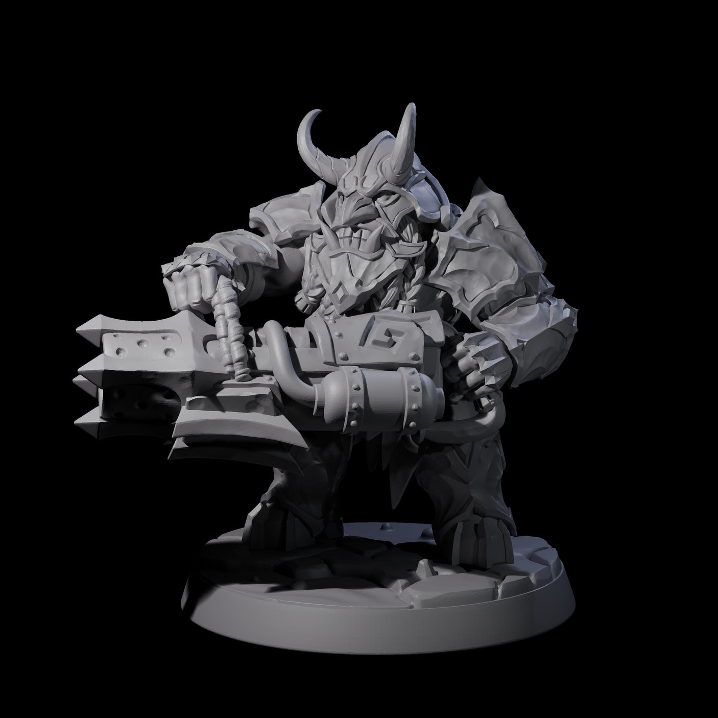 Deepcrust Dwarf D Miniature for Dungeons and Dragons, Pathfinder or other TTRPGs