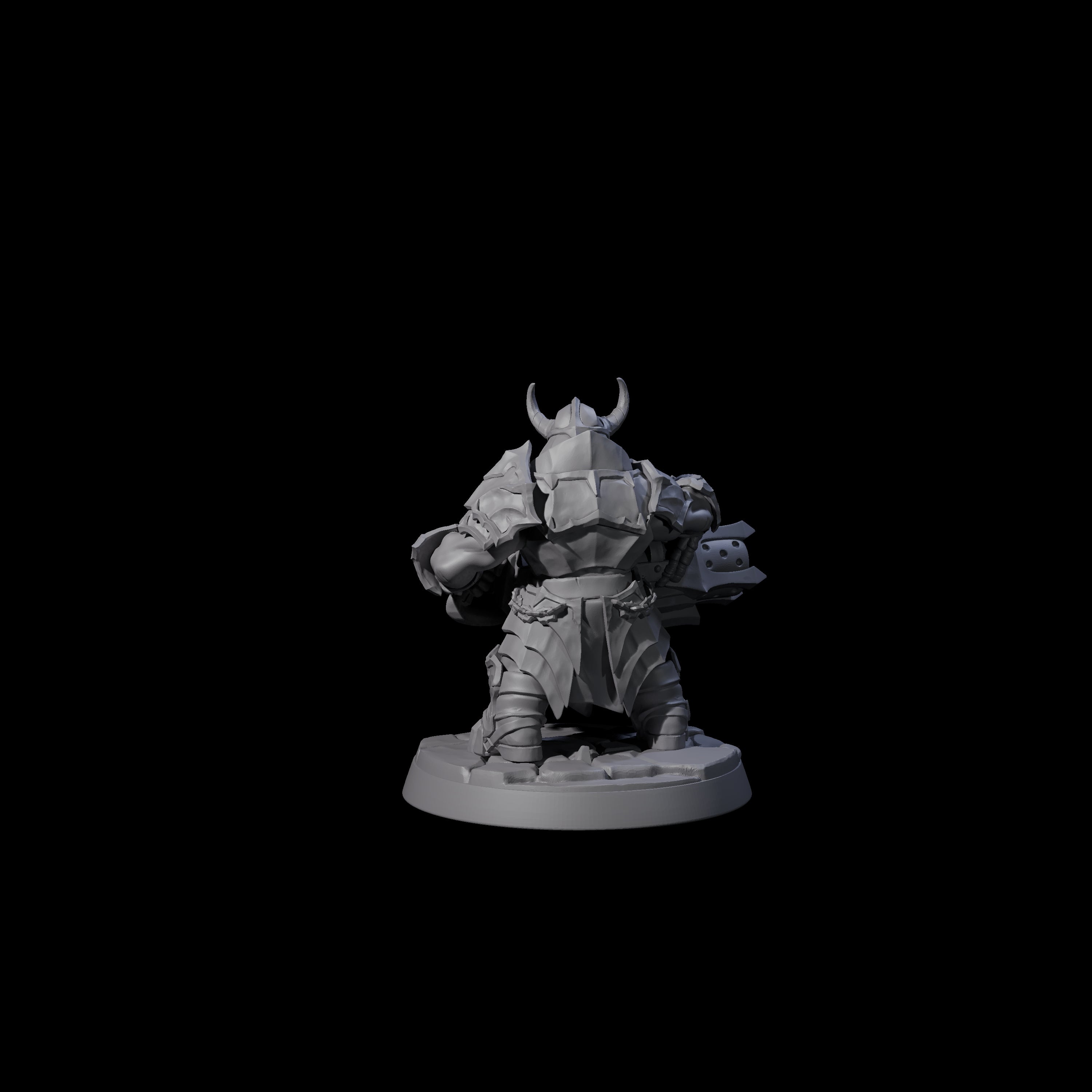 Deepcrust Dwarf F Miniature for Dungeons and Dragons, Pathfinder or other TTRPGs