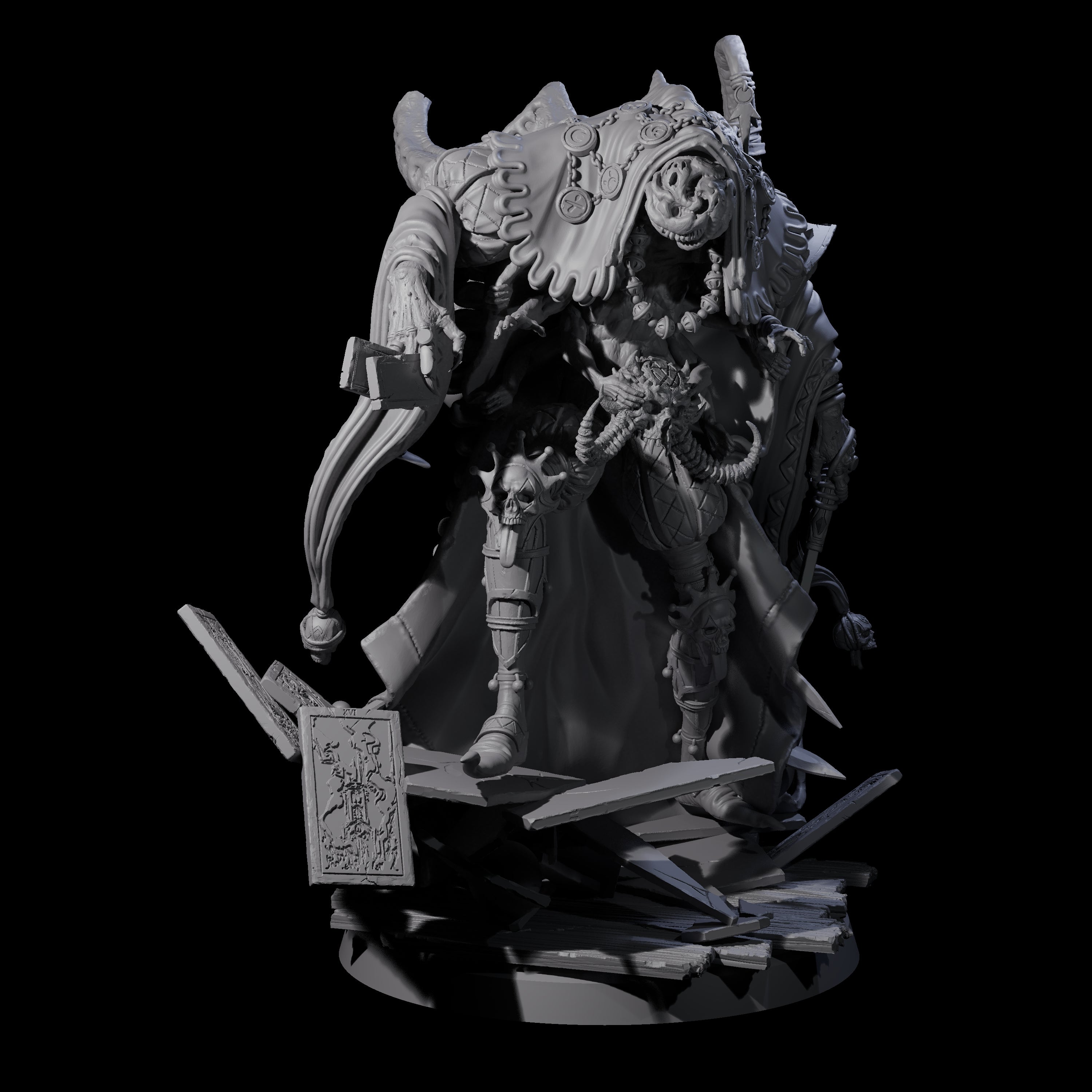 Deformed Mind Flayer Arcanist D Miniature for Dungeons and Dragons, Pathfinder or other TTRPGs