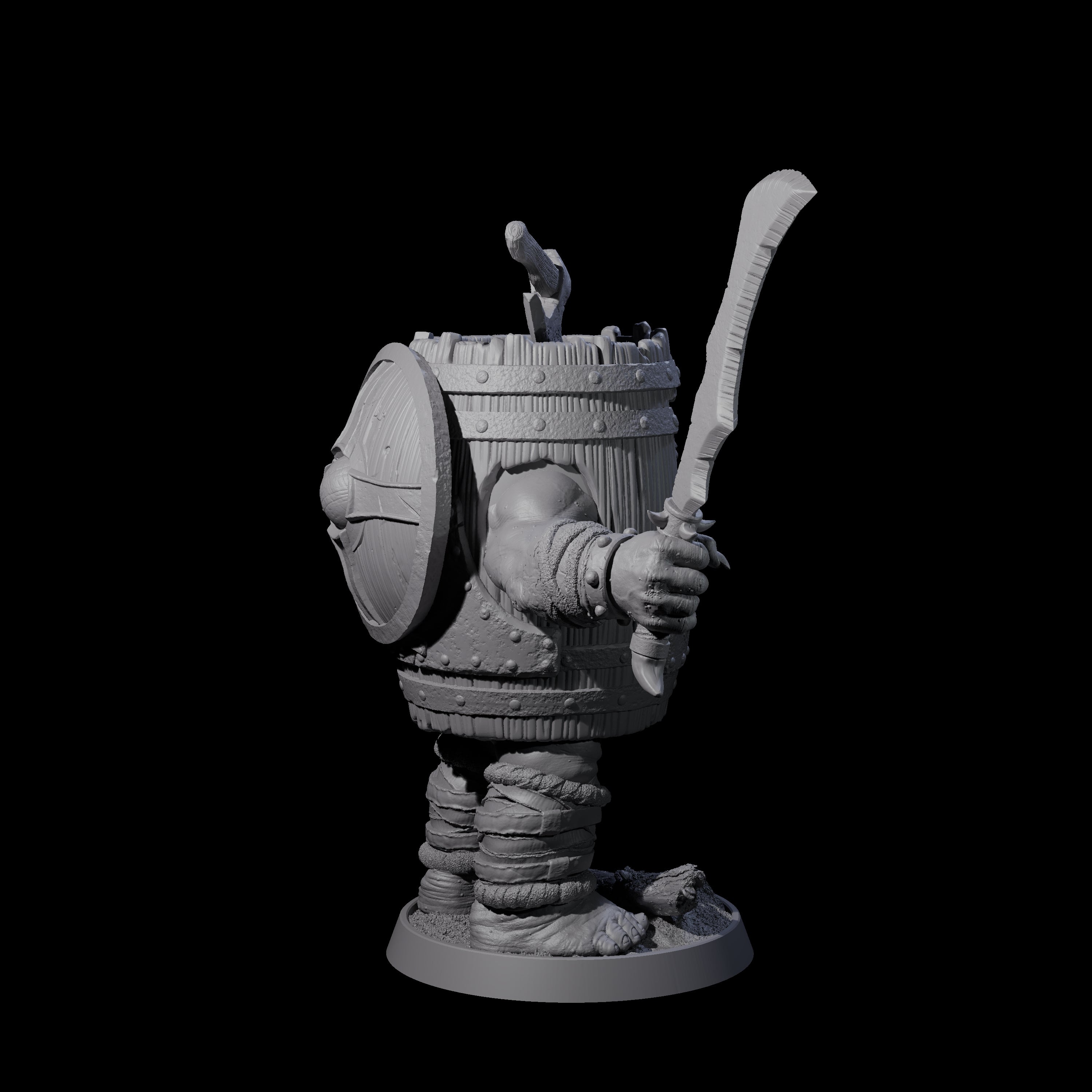 Deformed Ogre C Miniature for Dungeons and Dragons, Pathfinder or other TTRPGs