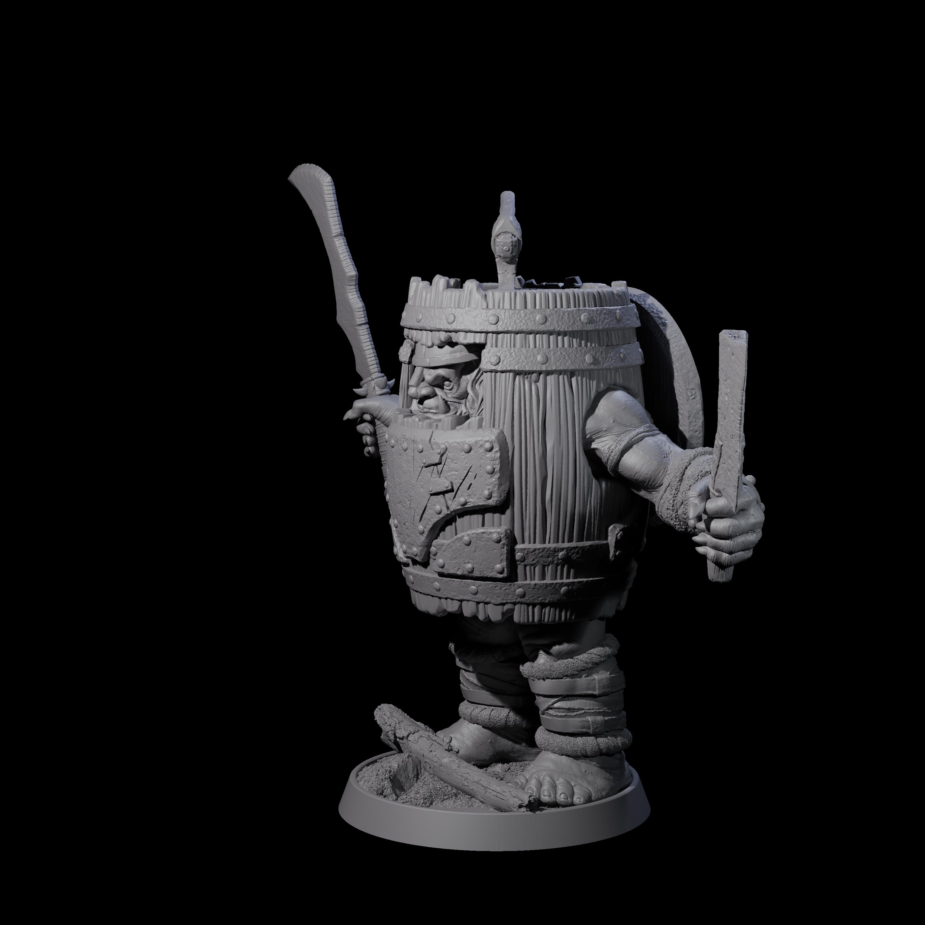Deformed Ogre C Miniature for Dungeons and Dragons, Pathfinder or other TTRPGs