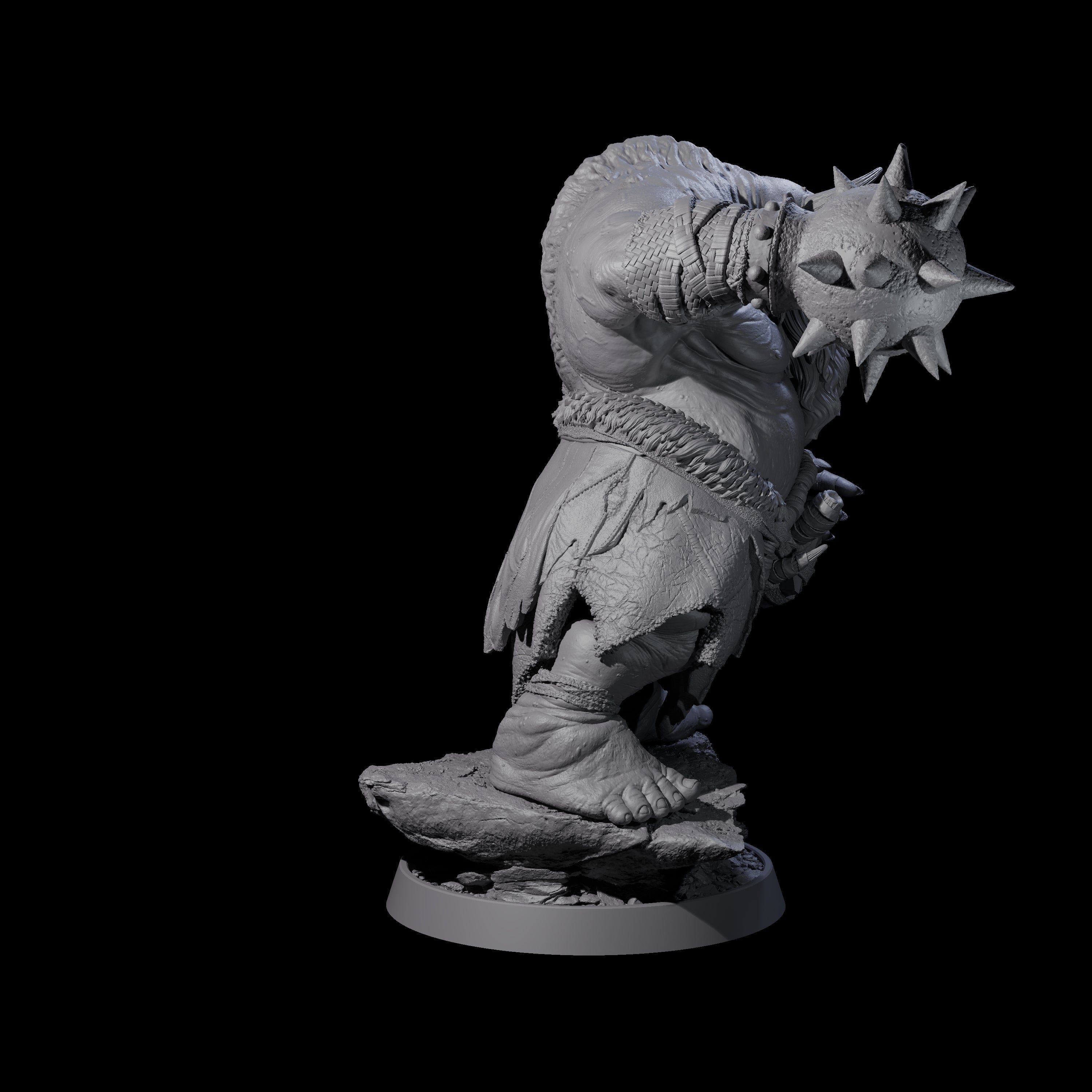 Deformed Ogre D Miniature for Dungeons and Dragons, Pathfinder or other TTRPGs
