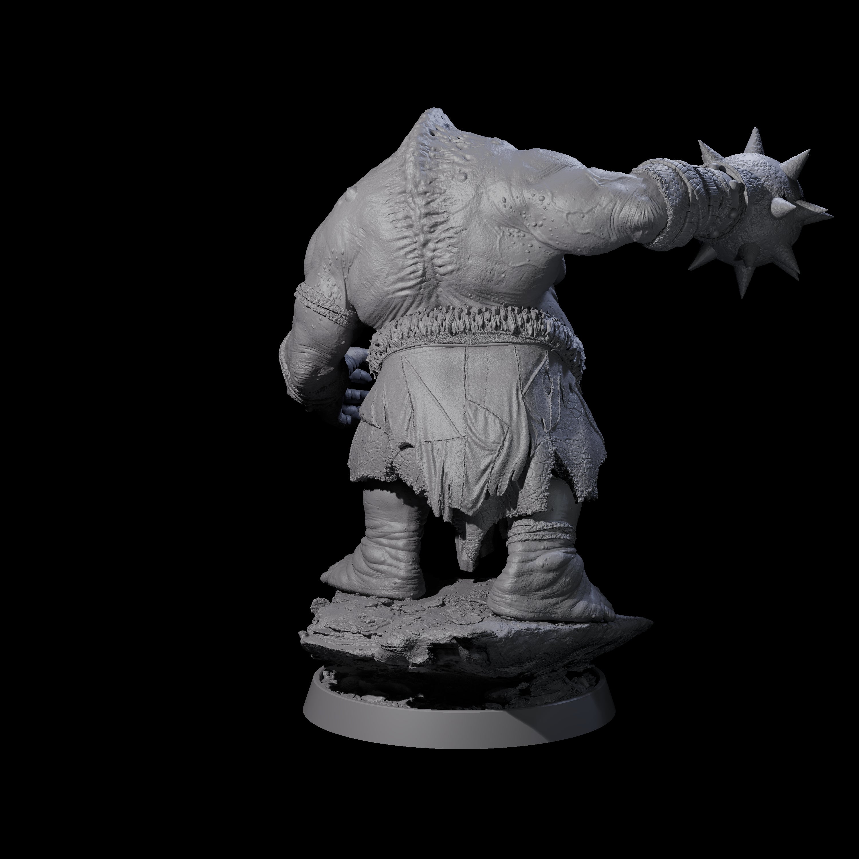 Deformed Ogre D Miniature for Dungeons and Dragons, Pathfinder or other TTRPGs