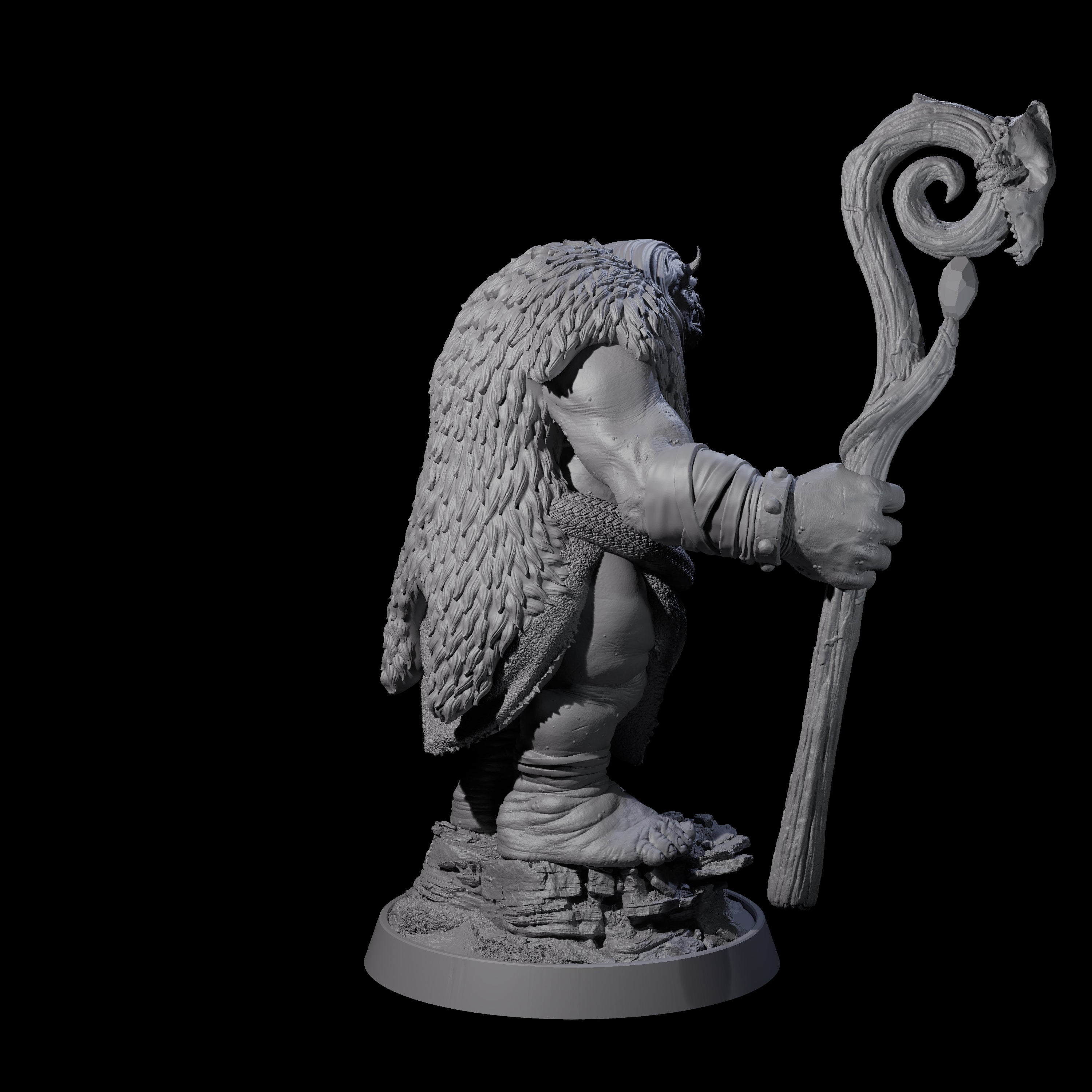 Deformed Ogre E Miniature for Dungeons and Dragons, Pathfinder or other TTRPGs