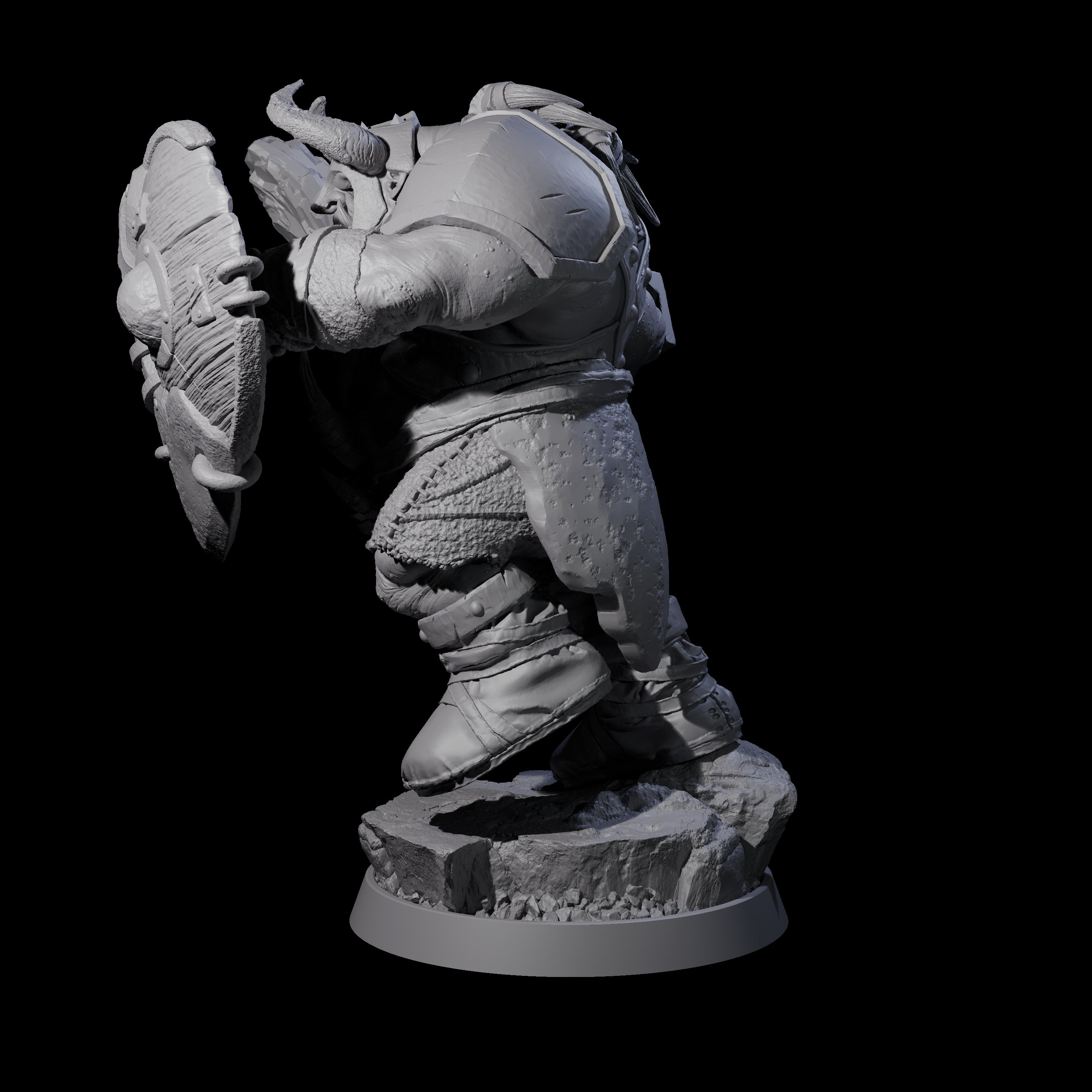 Deformed Ogre F Miniature for Dungeons and Dragons, Pathfinder or other TTRPGs