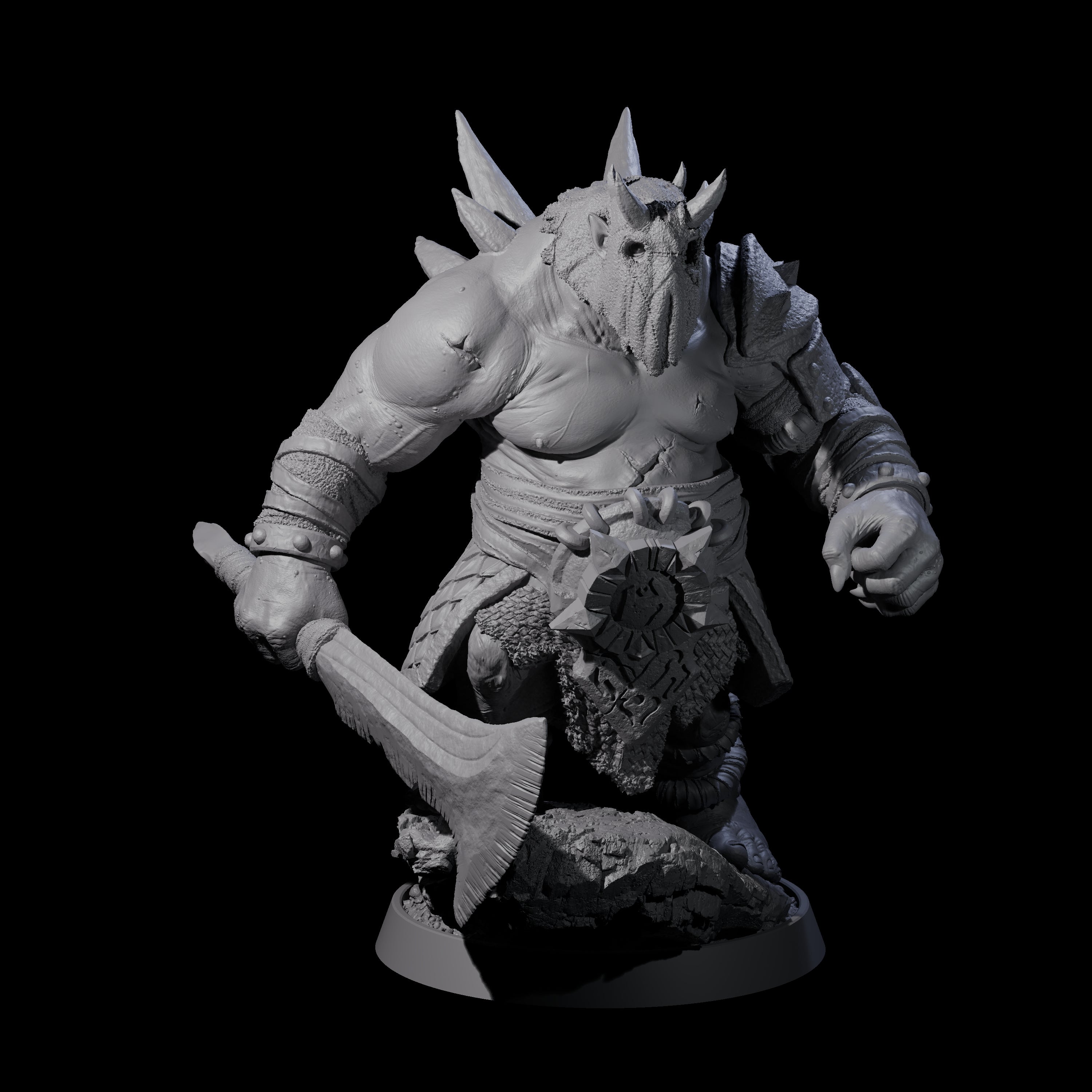 Deformed Ogre G Miniature for Dungeons and Dragons, Pathfinder or other TTRPGs
