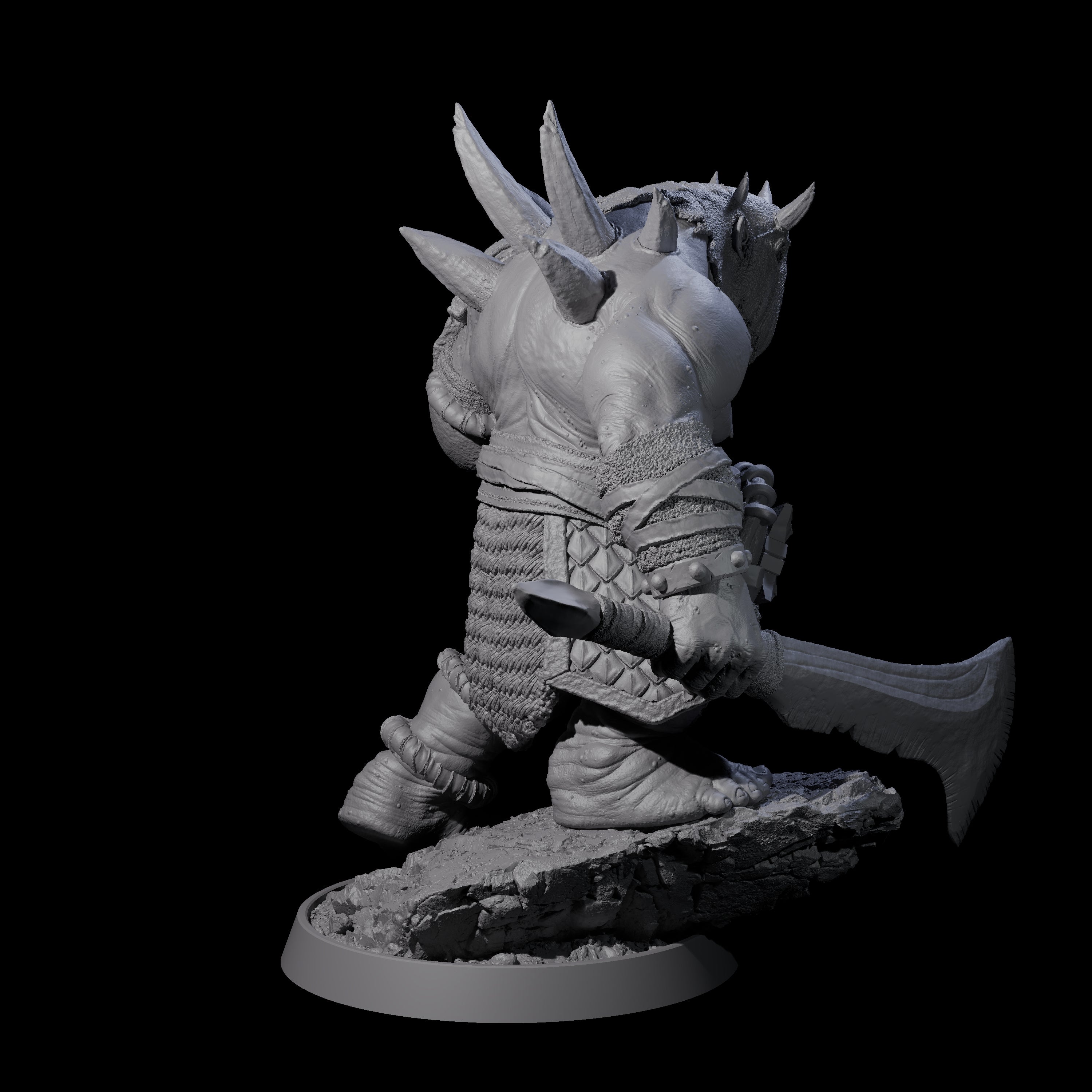 Deformed Ogre G Miniature for Dungeons and Dragons, Pathfinder or other TTRPGs