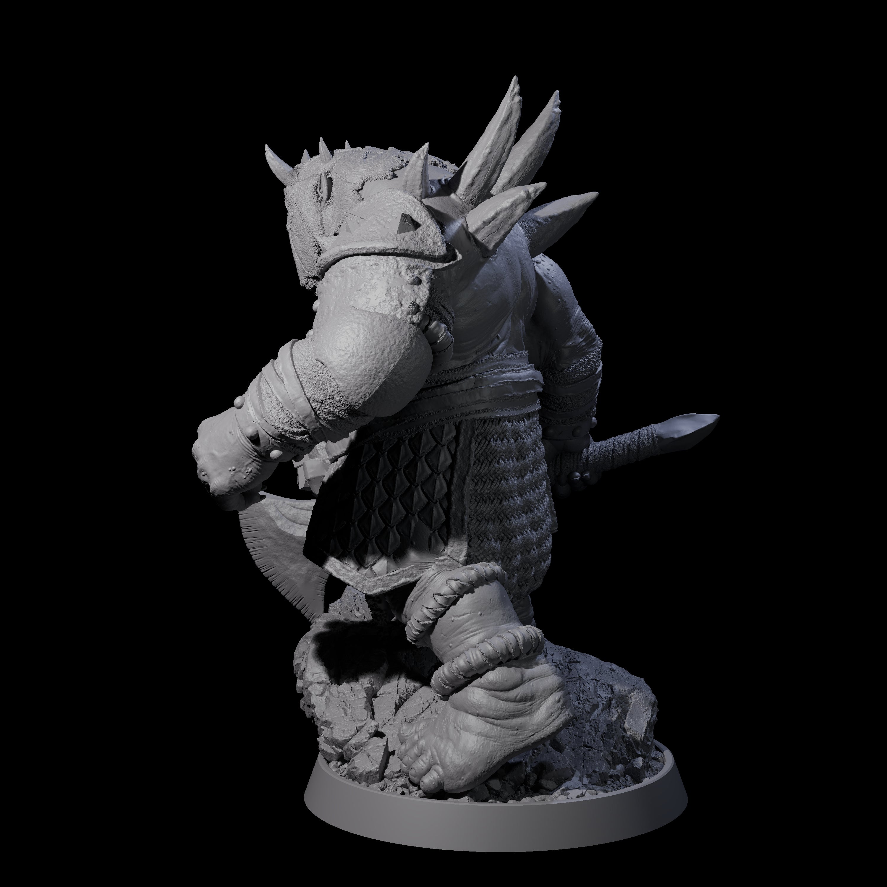 Deformed Ogre G Miniature for Dungeons and Dragons, Pathfinder or other TTRPGs