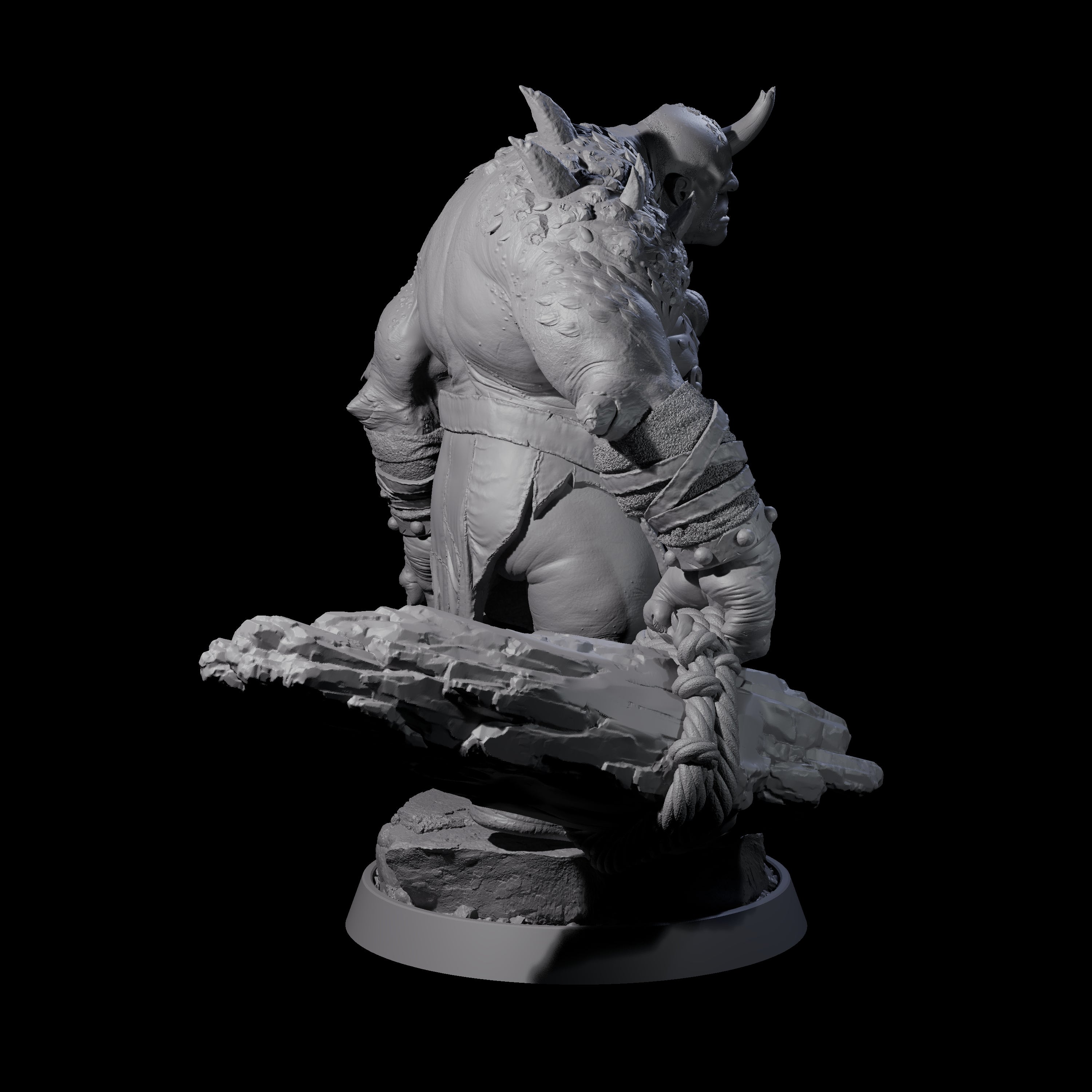 Deformed Ogre I Miniature for Dungeons and Dragons, Pathfinder or other TTRPGs