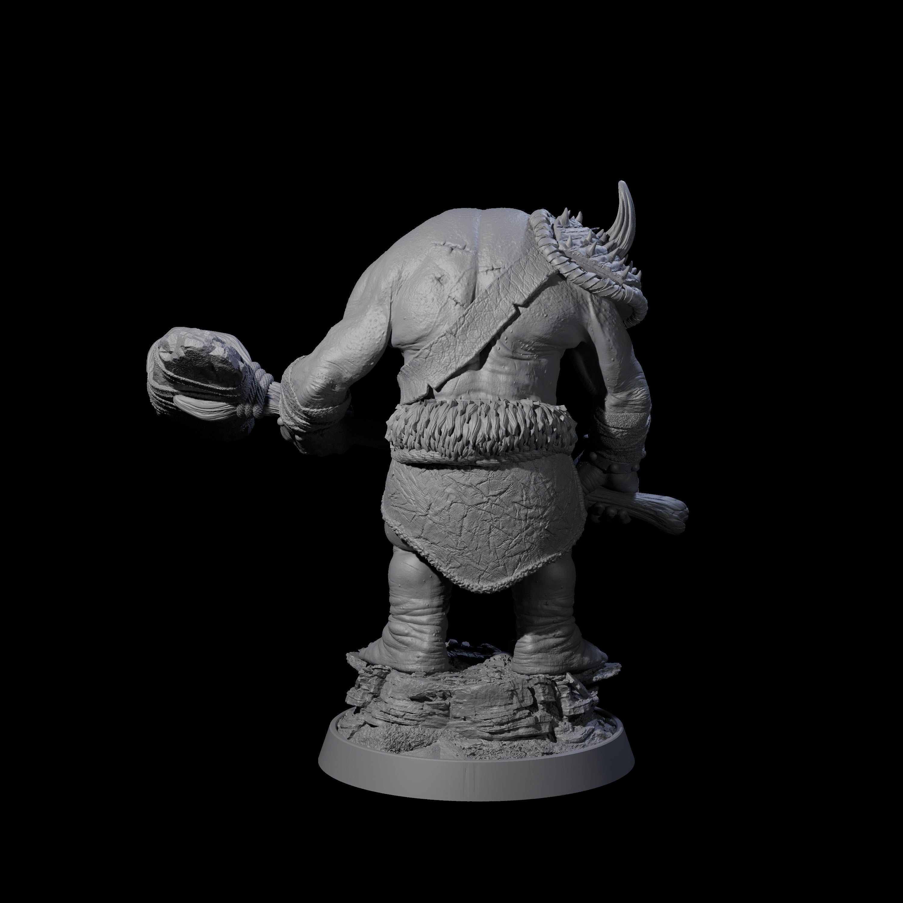 Deformed Ogre J Miniature for Dungeons and Dragons, Pathfinder or other TTRPGs