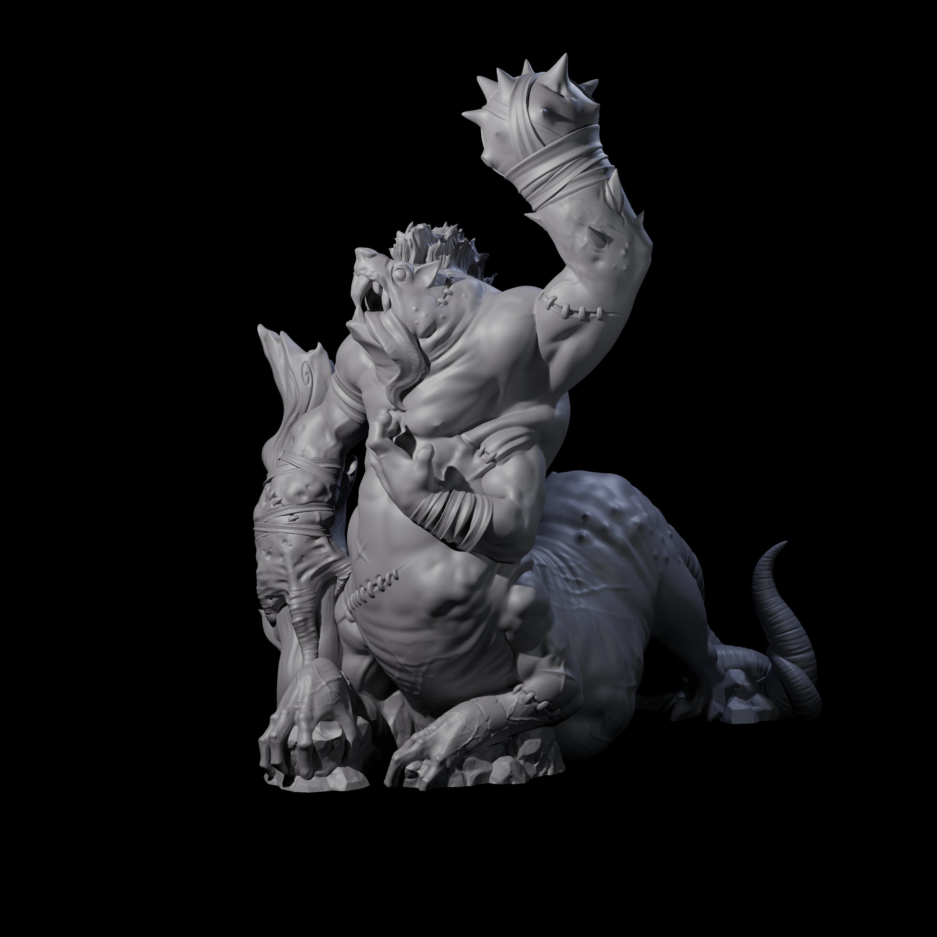 Demolishing Ratfolk Demolitionist Miniature for Dungeons and Dragons, Pathfinder or other TTRPGs