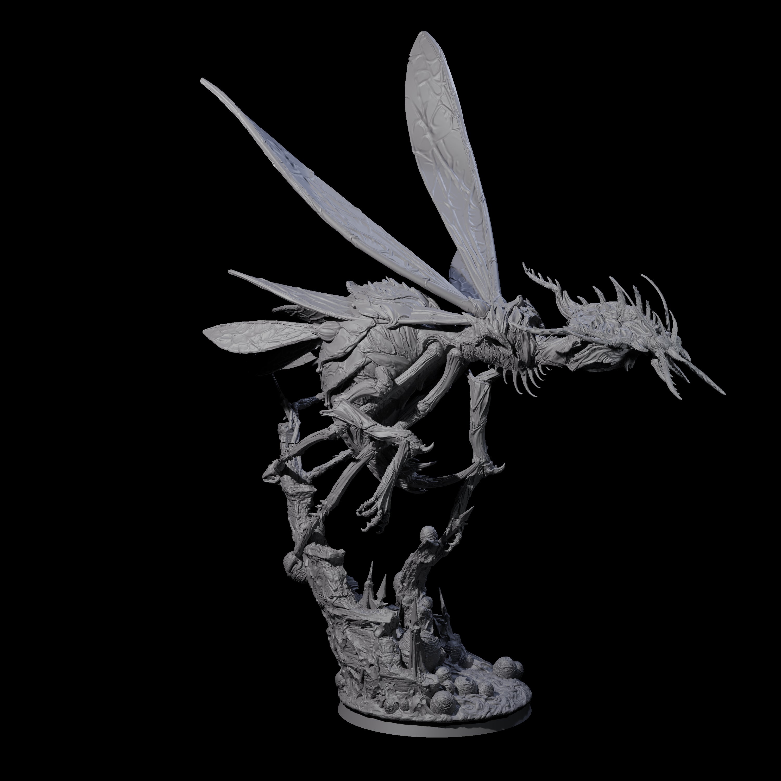 Demon Wasp Titan Miniature for Dungeons and Dragons, Pathfinder or other TTRPGs