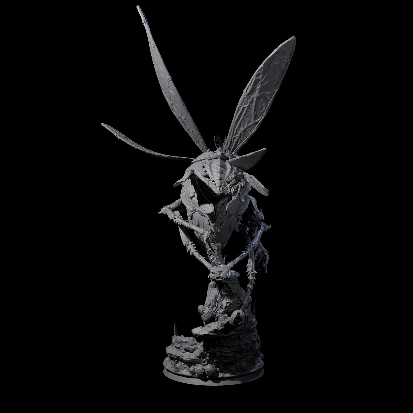 Demon Wasp Titan Miniature for Dungeons and Dragons, Pathfinder or other TTRPGs
