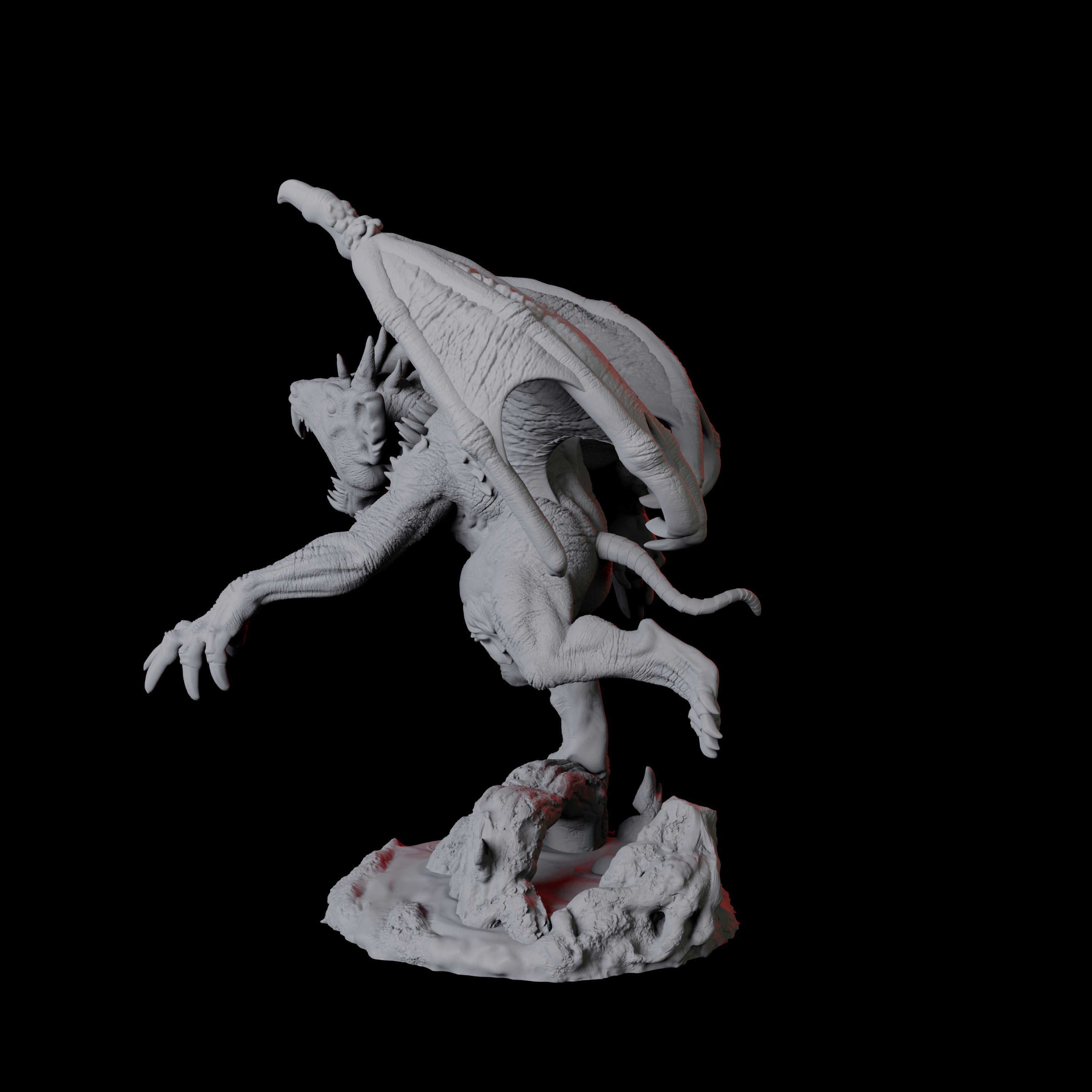 Demonic Rat A Miniature for Dungeons and Dragons, Pathfinder or other TTRPGs