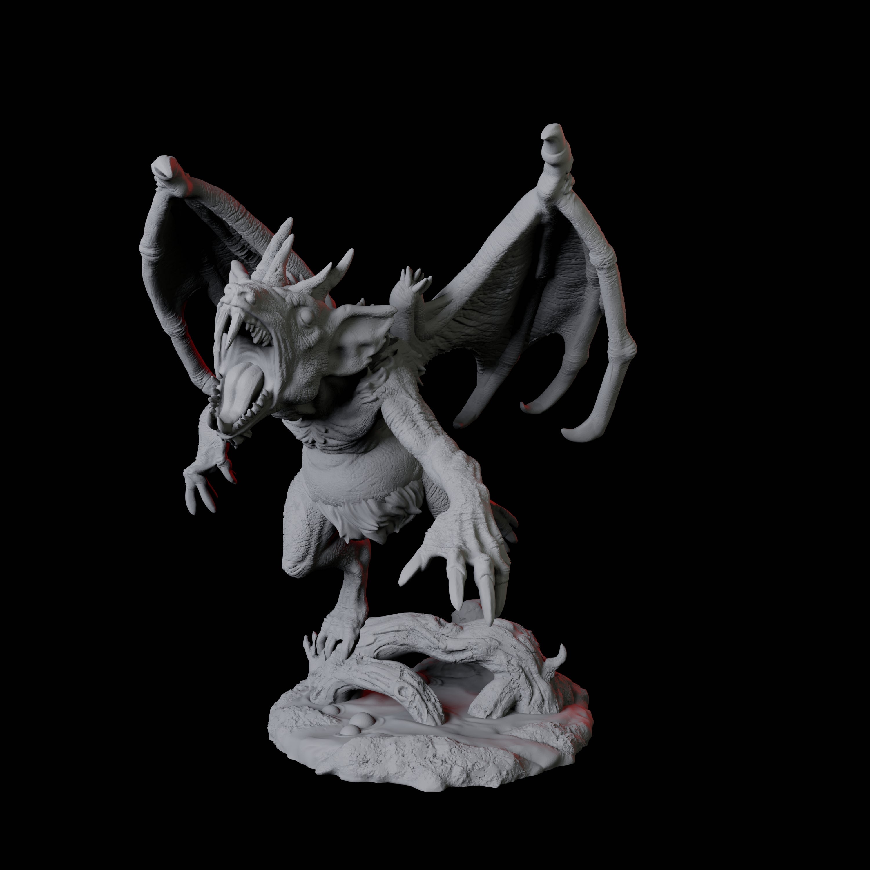 Demonic Rat A Miniature for Dungeons and Dragons, Pathfinder or other TTRPGs