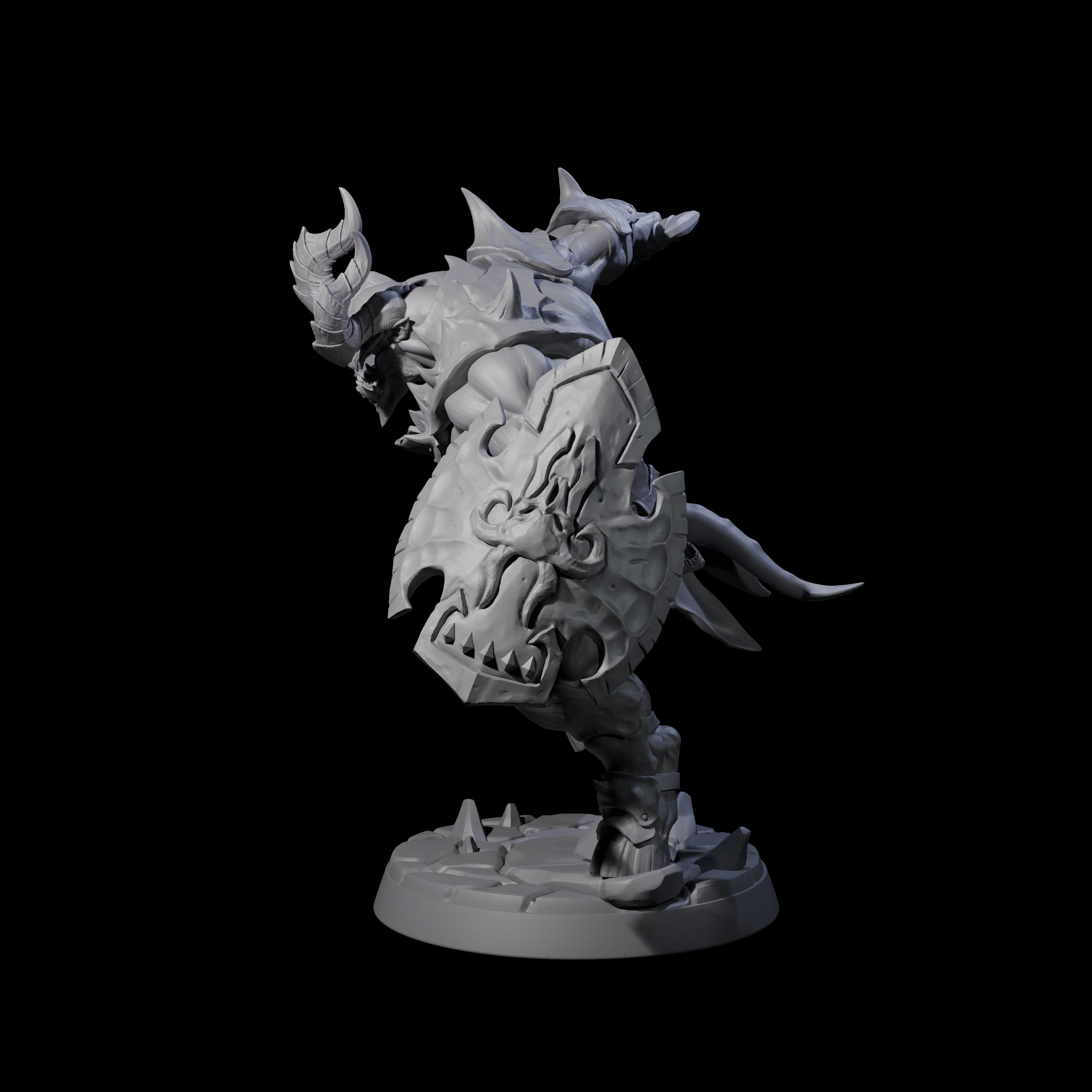 Demonic Ravager A Miniature for Dungeons and Dragons, Pathfinder or other TTRPGs