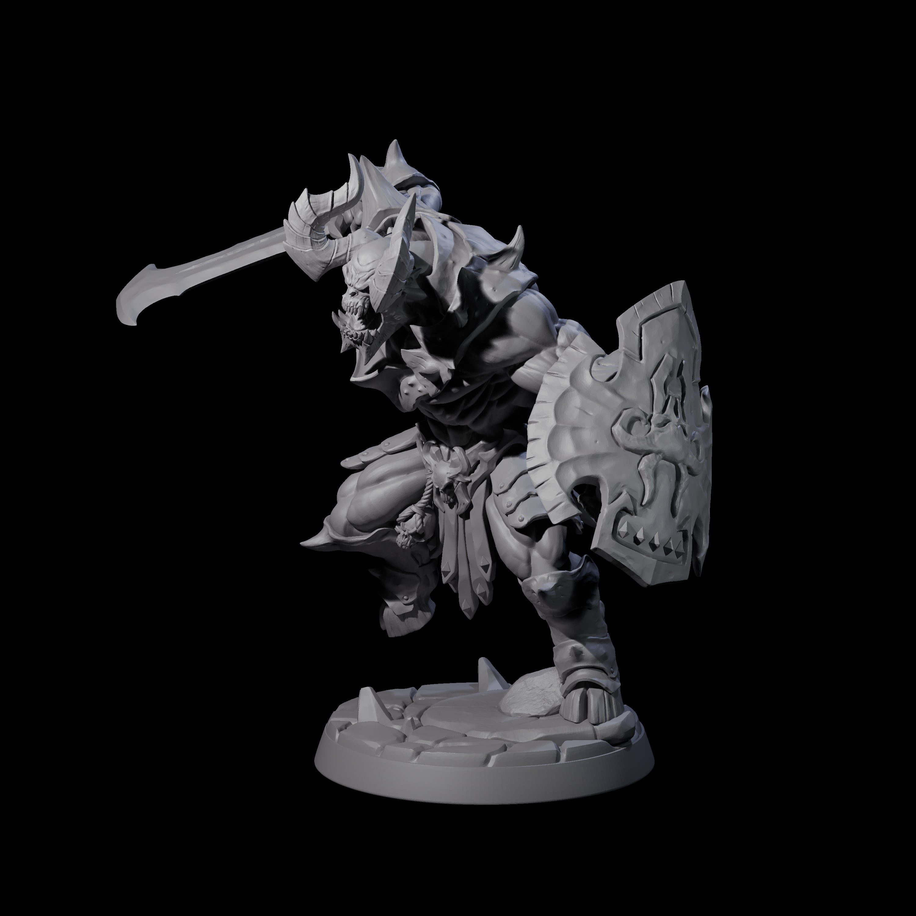Demonic Ravager A Miniature for Dungeons and Dragons, Pathfinder or other TTRPGs