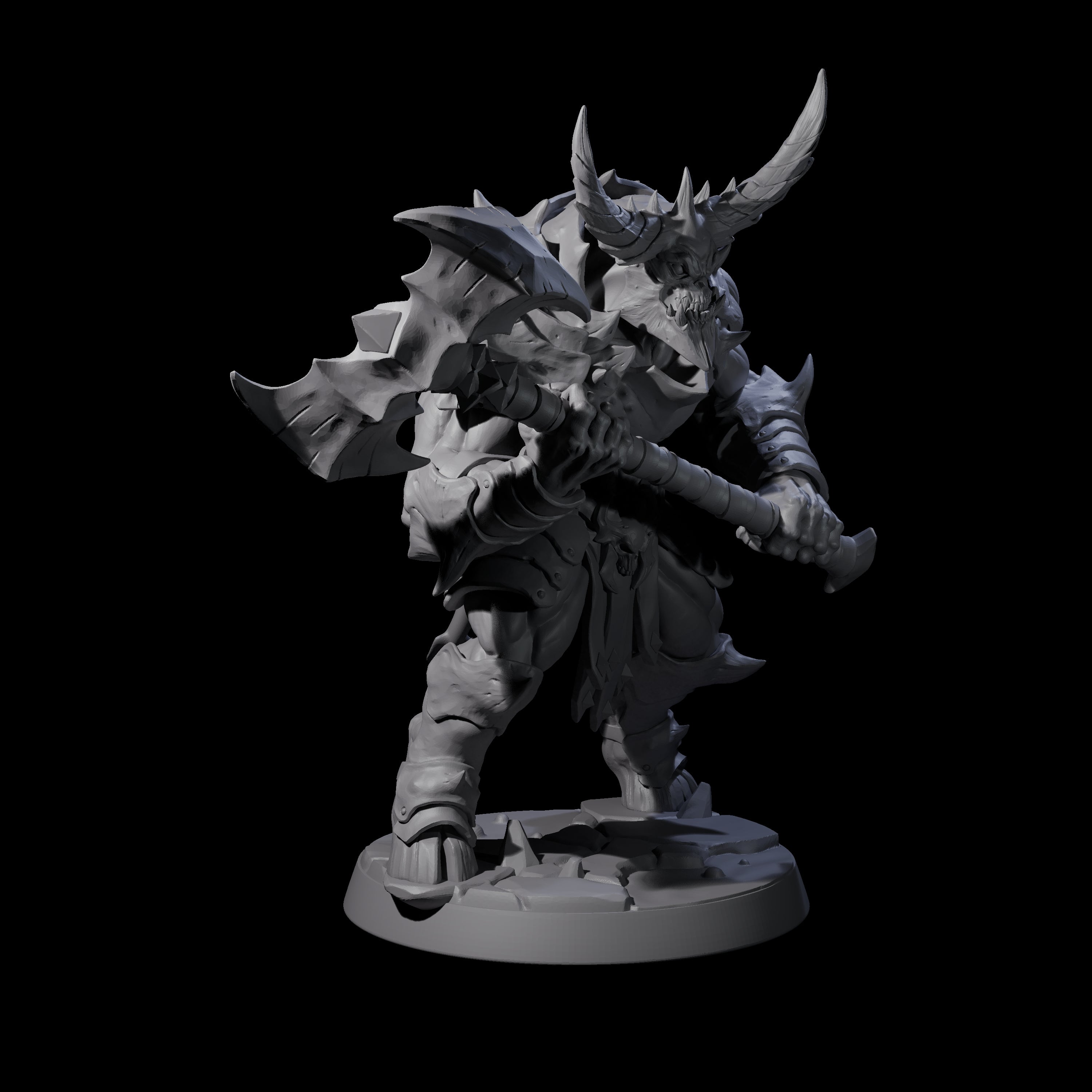 Demonic Ravager B Miniature for Dungeons and Dragons, Pathfinder or other TTRPGs