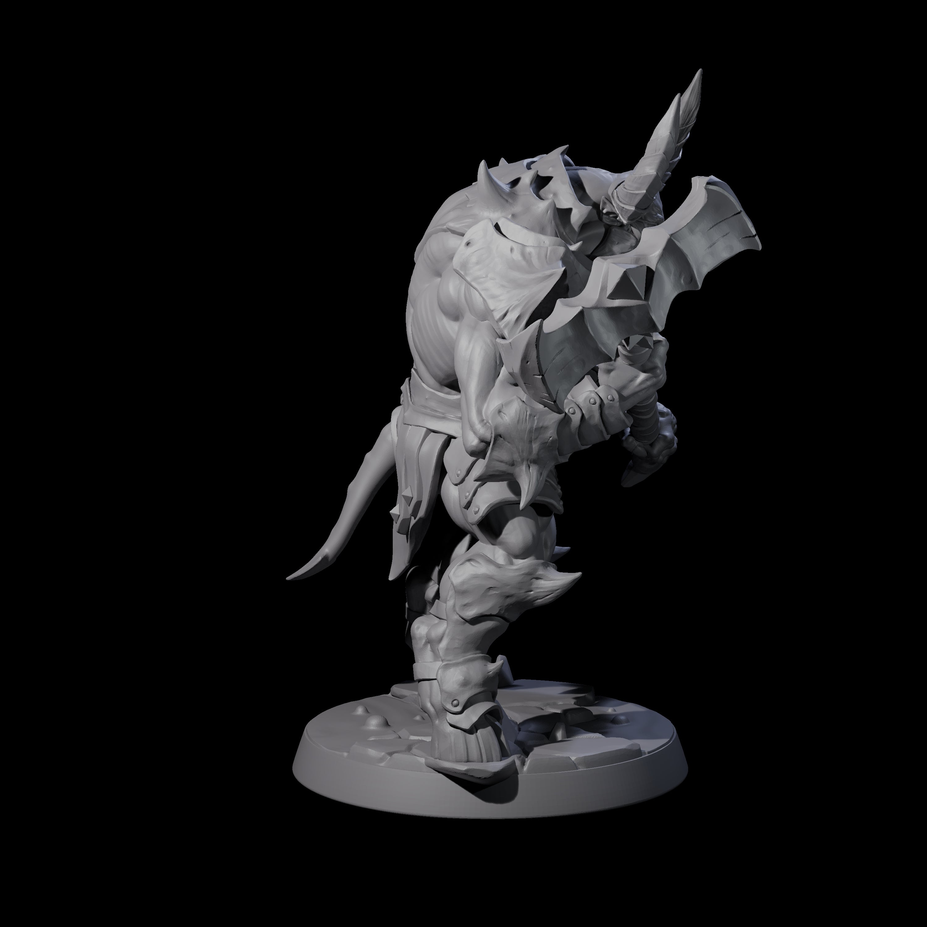 Demonic Ravager B Miniature for Dungeons and Dragons, Pathfinder or other TTRPGs