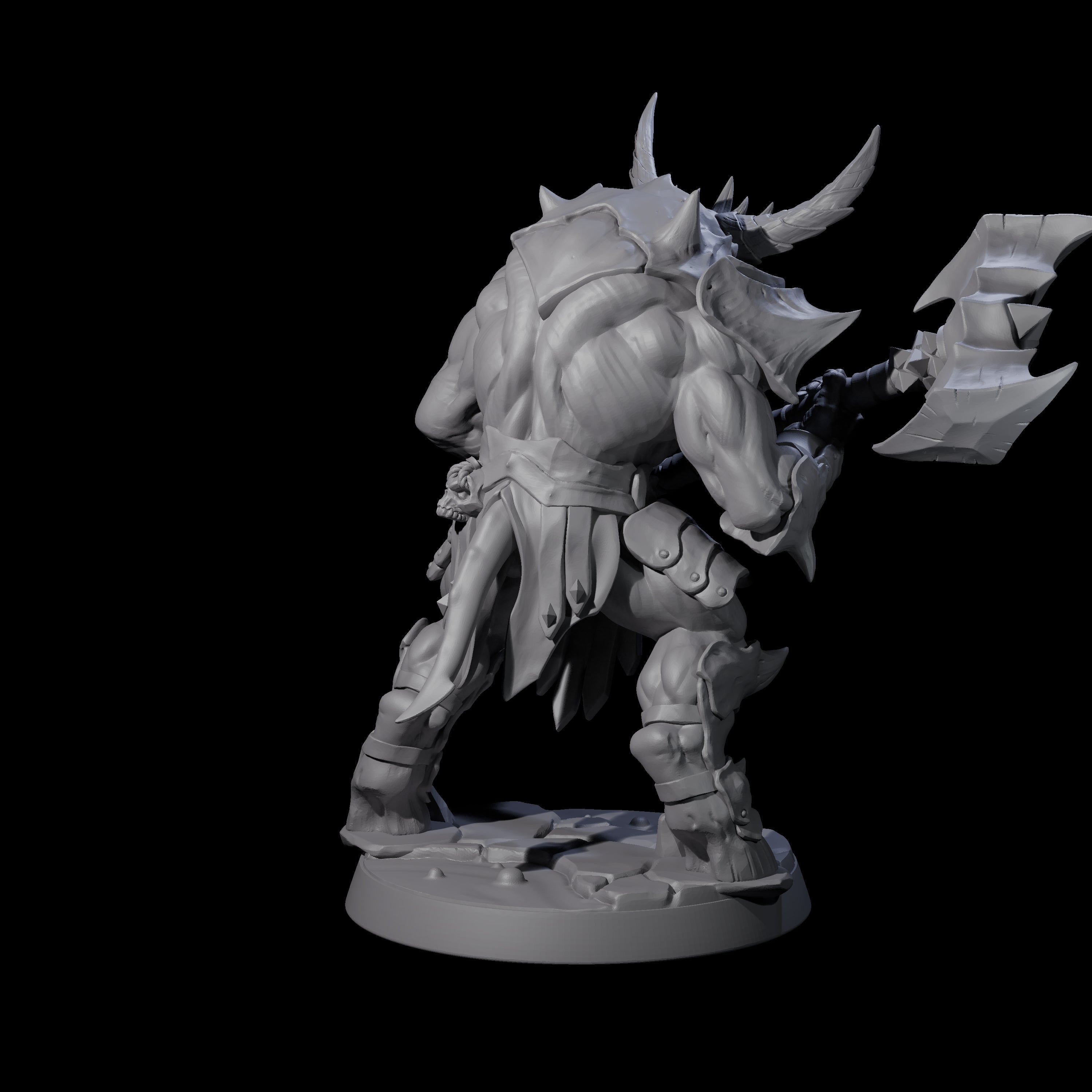 Demonic Ravager B Miniature for Dungeons and Dragons, Pathfinder or other TTRPGs