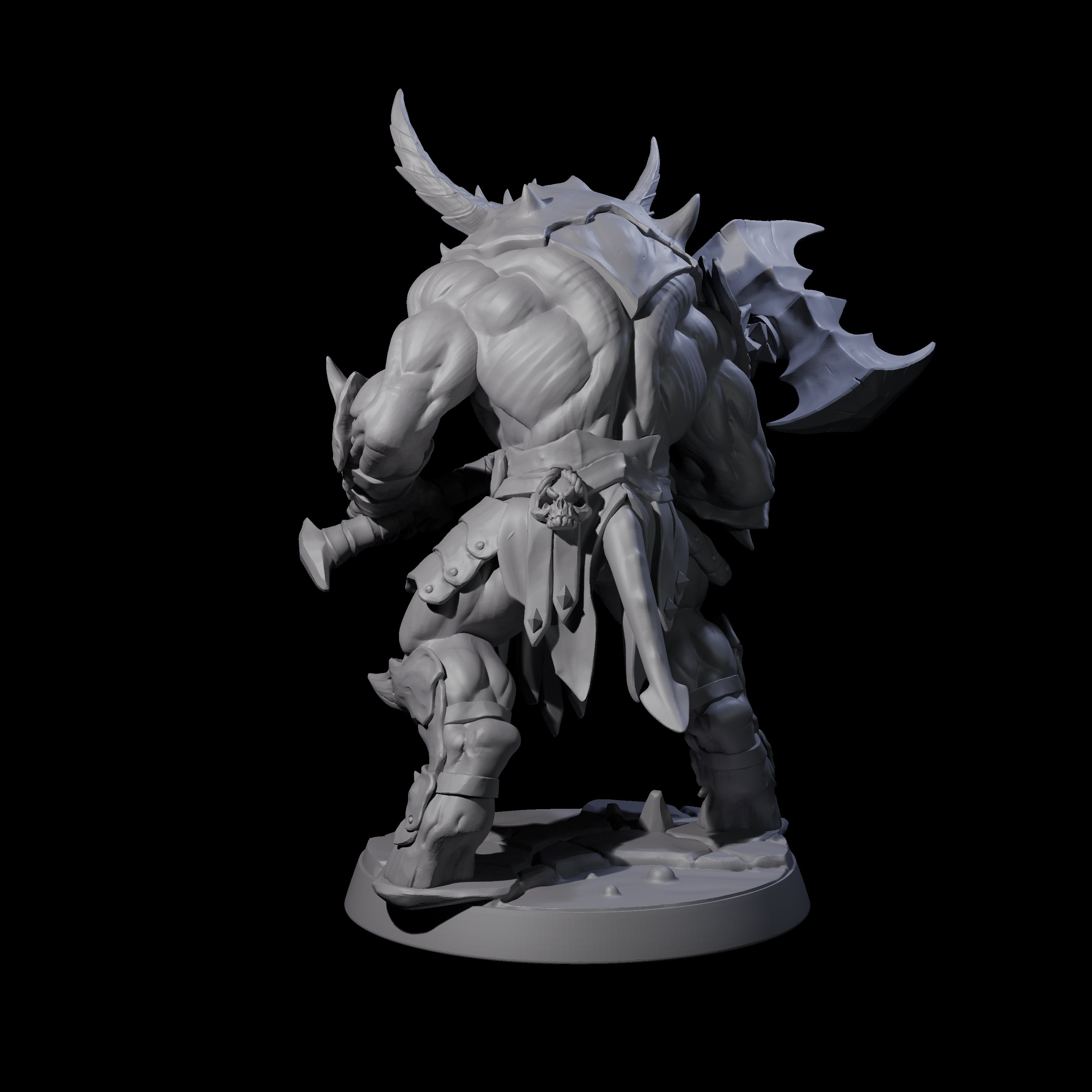 Demonic Ravager B Miniature for Dungeons and Dragons, Pathfinder or other TTRPGs