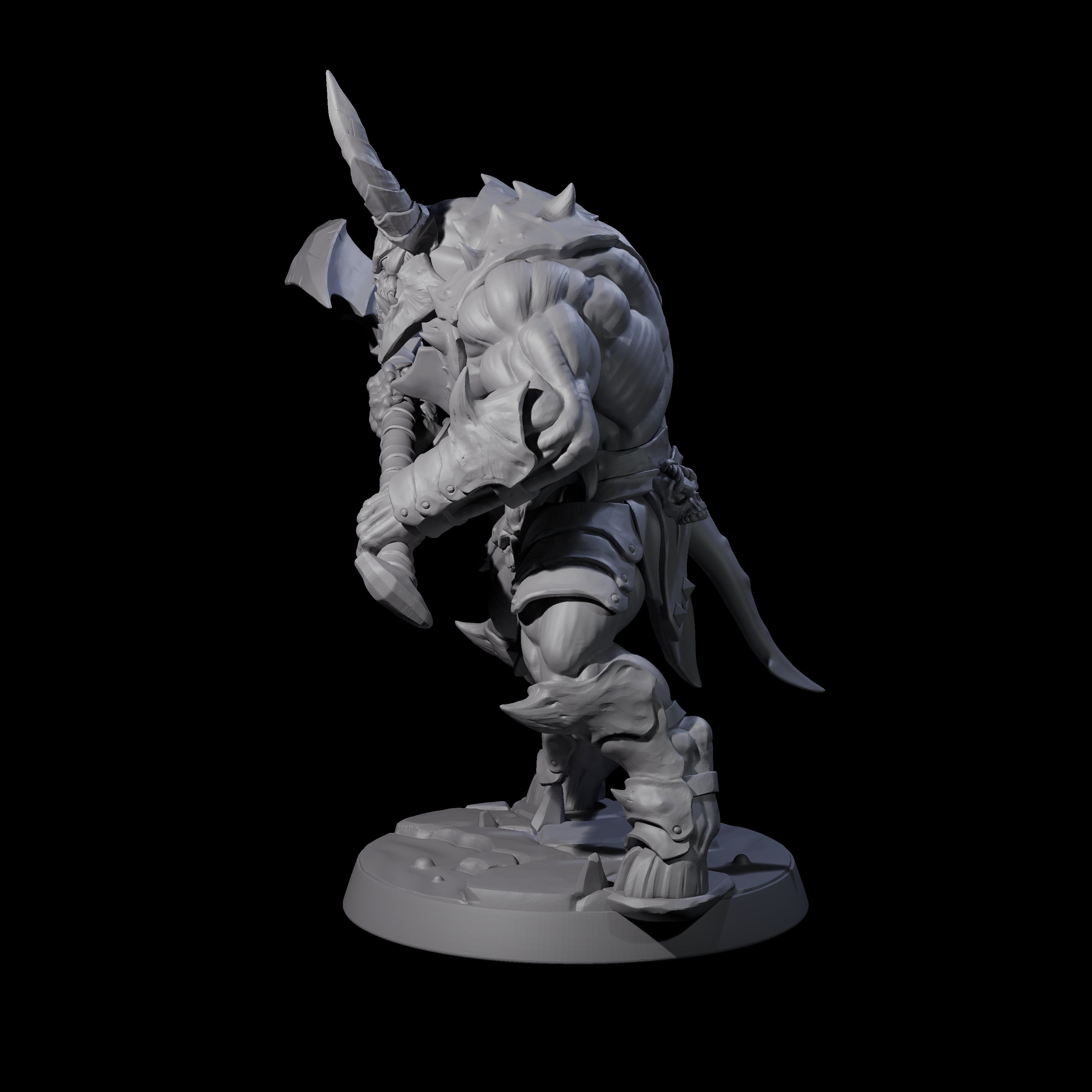 Demonic Ravager B Miniature for Dungeons and Dragons, Pathfinder or other TTRPGs