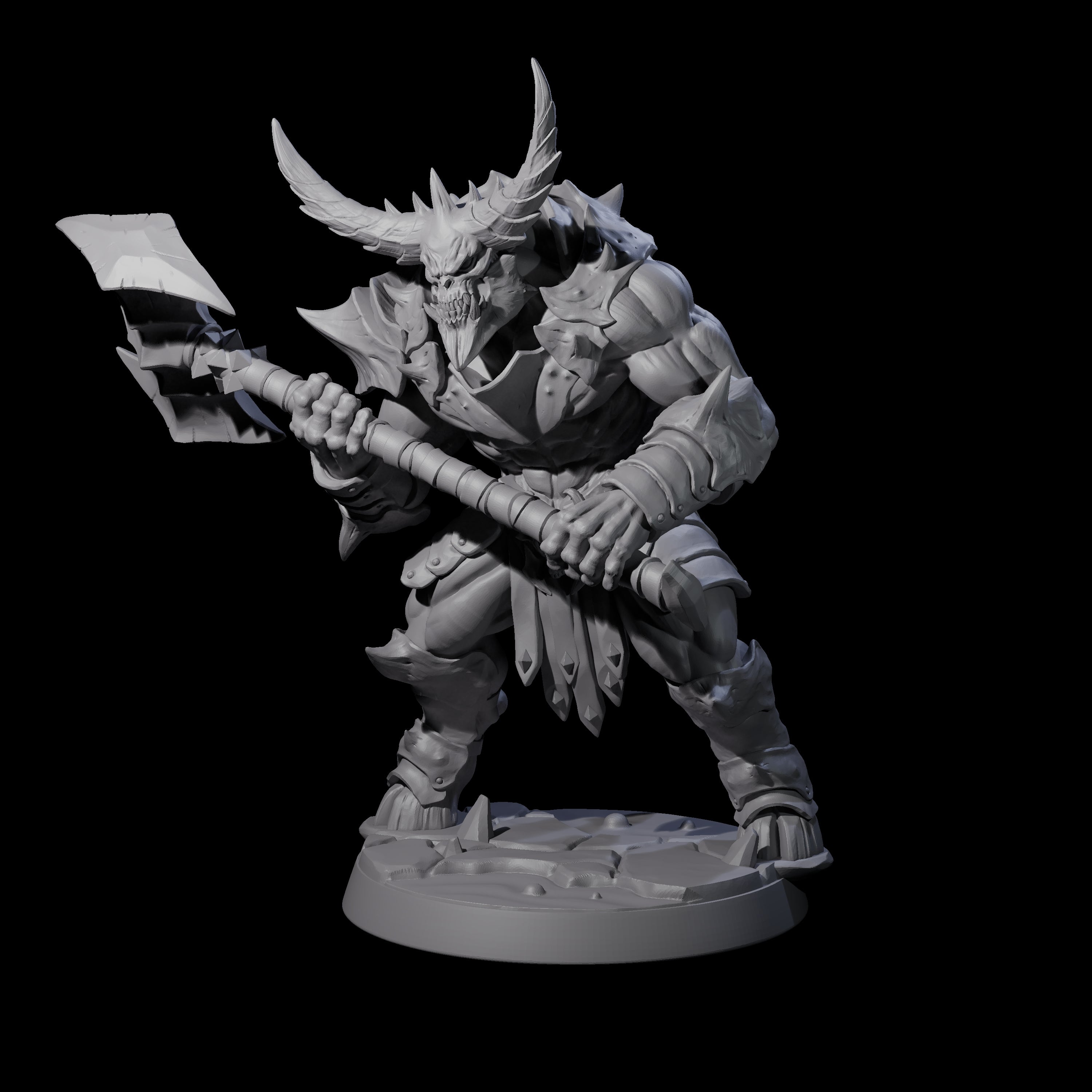 Demonic Ravager B Miniature for Dungeons and Dragons, Pathfinder or other TTRPGs