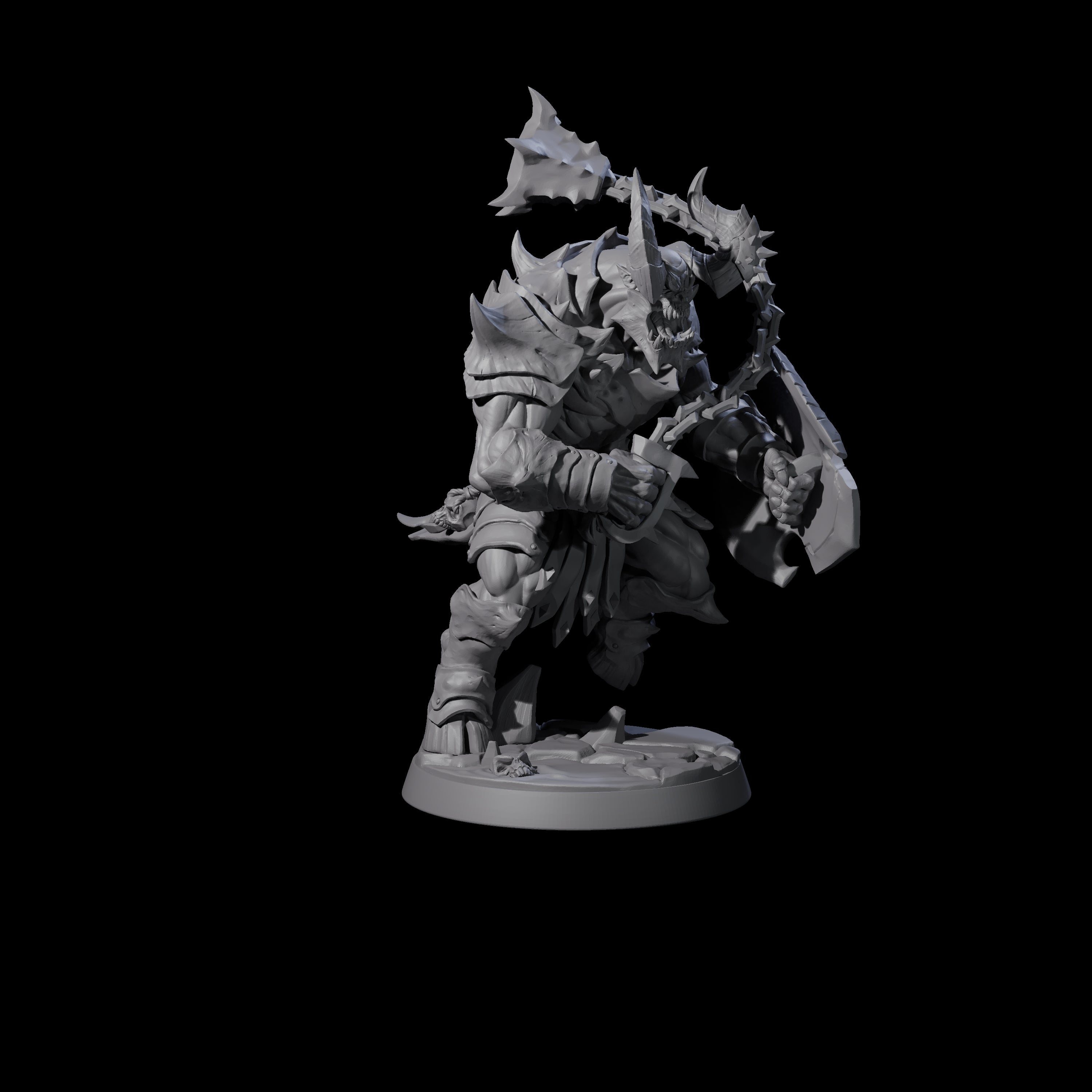 Demonic Ravager C Miniature for Dungeons and Dragons, Pathfinder or other TTRPGs