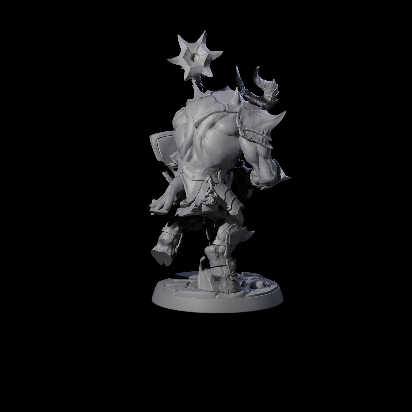 Demonic Ravager C Miniature for Dungeons and Dragons, Pathfinder or other TTRPGs