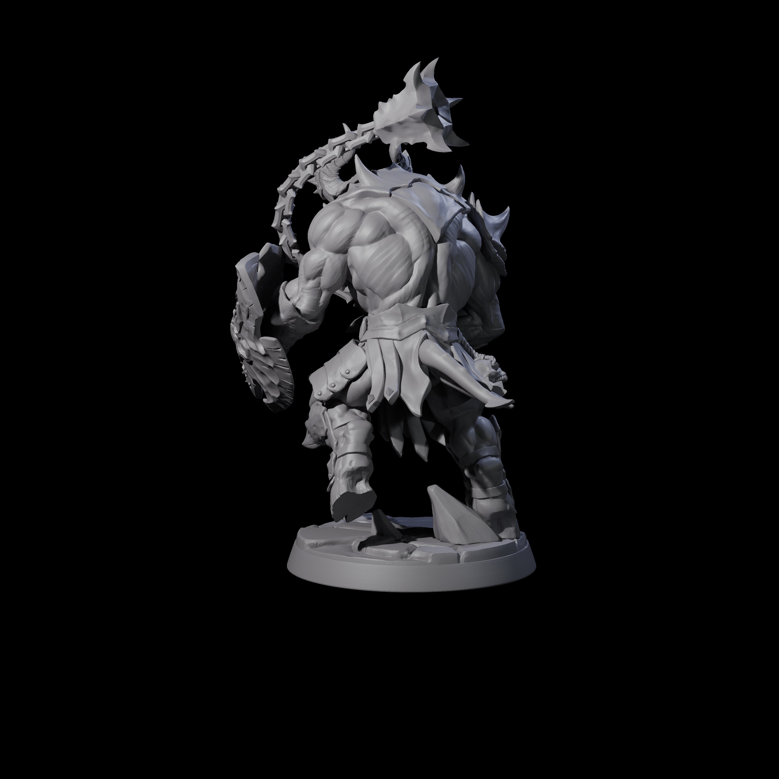 Demonic Ravager C Miniature for Dungeons and Dragons, Pathfinder or other TTRPGs