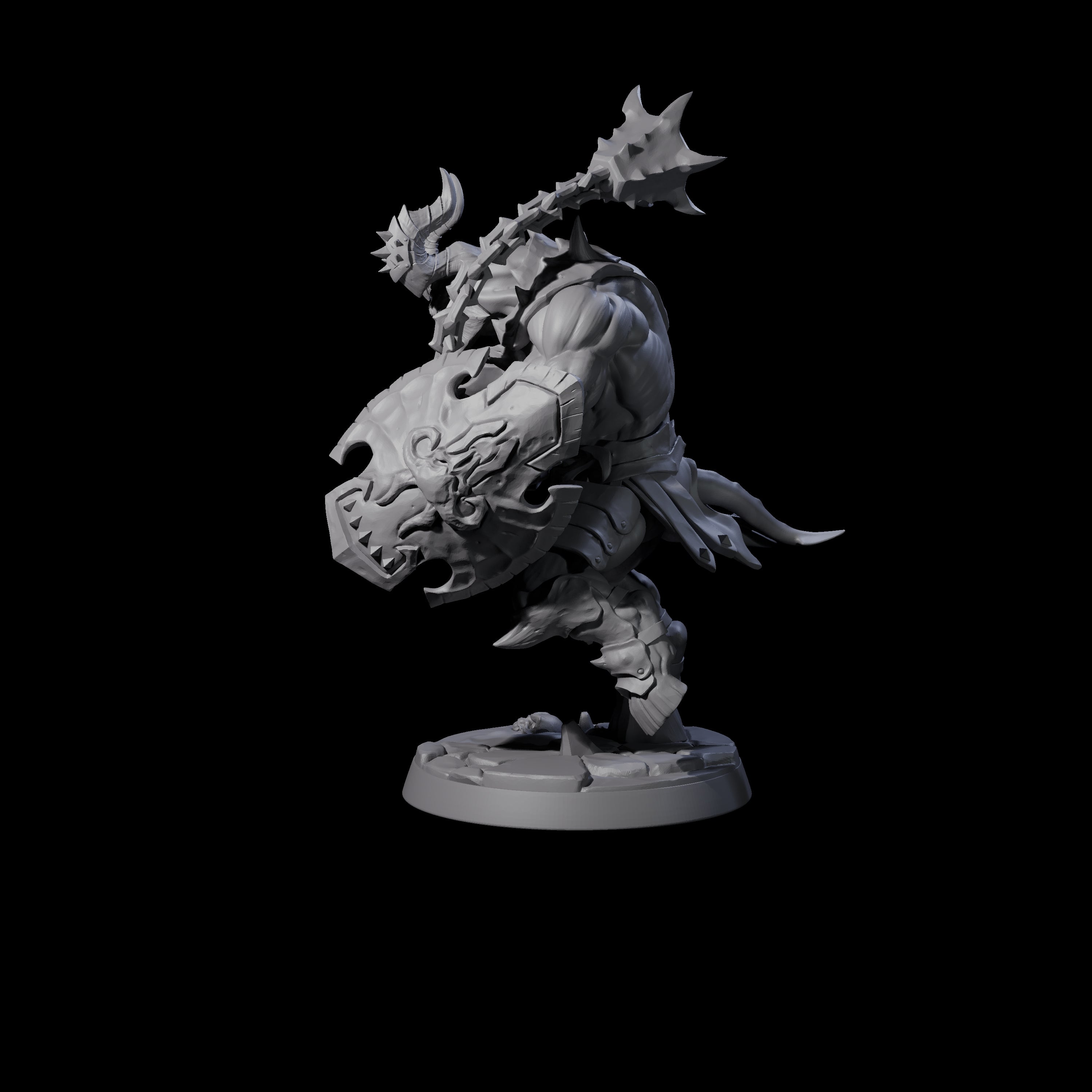 Demonic Ravager C Miniature for Dungeons and Dragons, Pathfinder or other TTRPGs