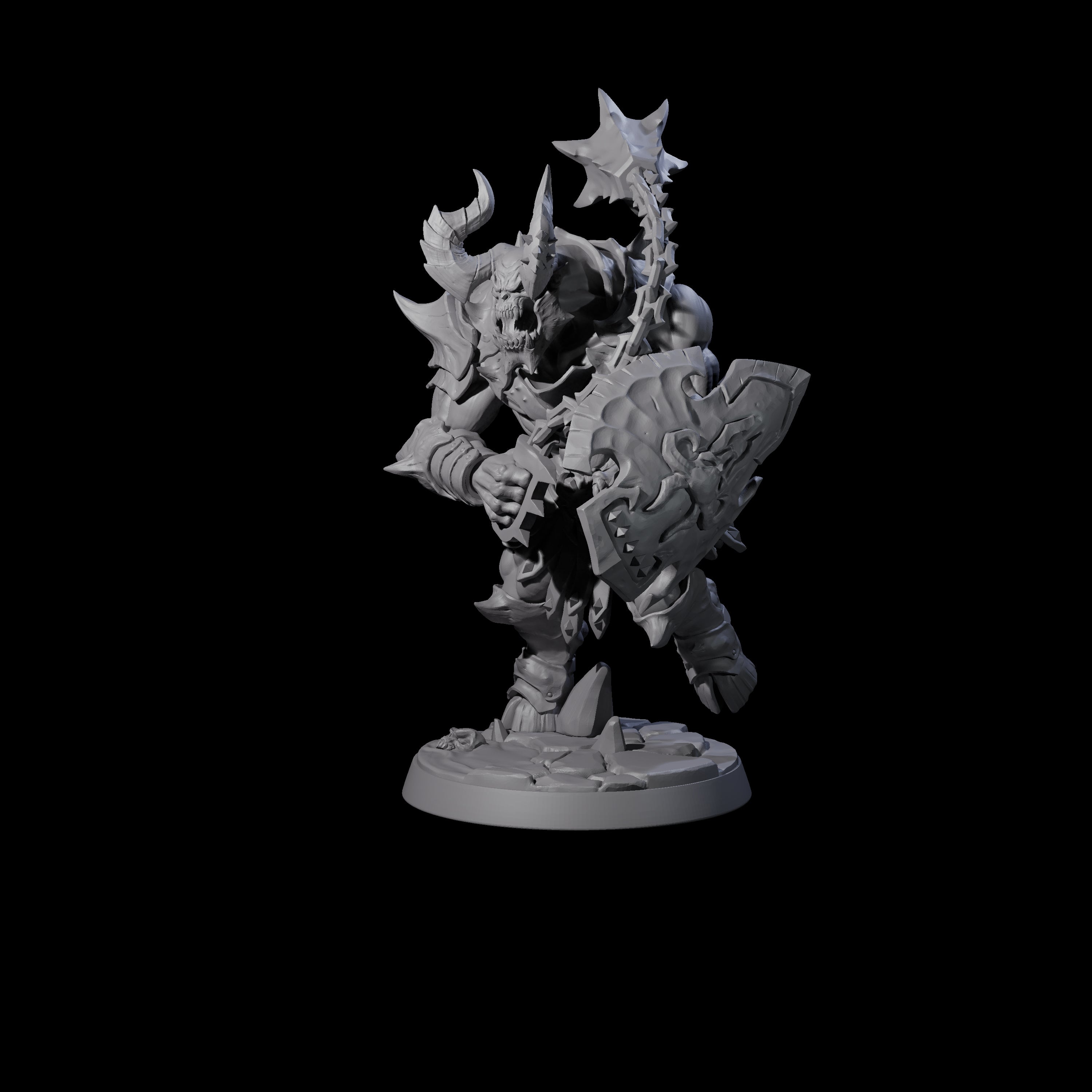Demonic Ravager C Miniature for Dungeons and Dragons, Pathfinder or other TTRPGs