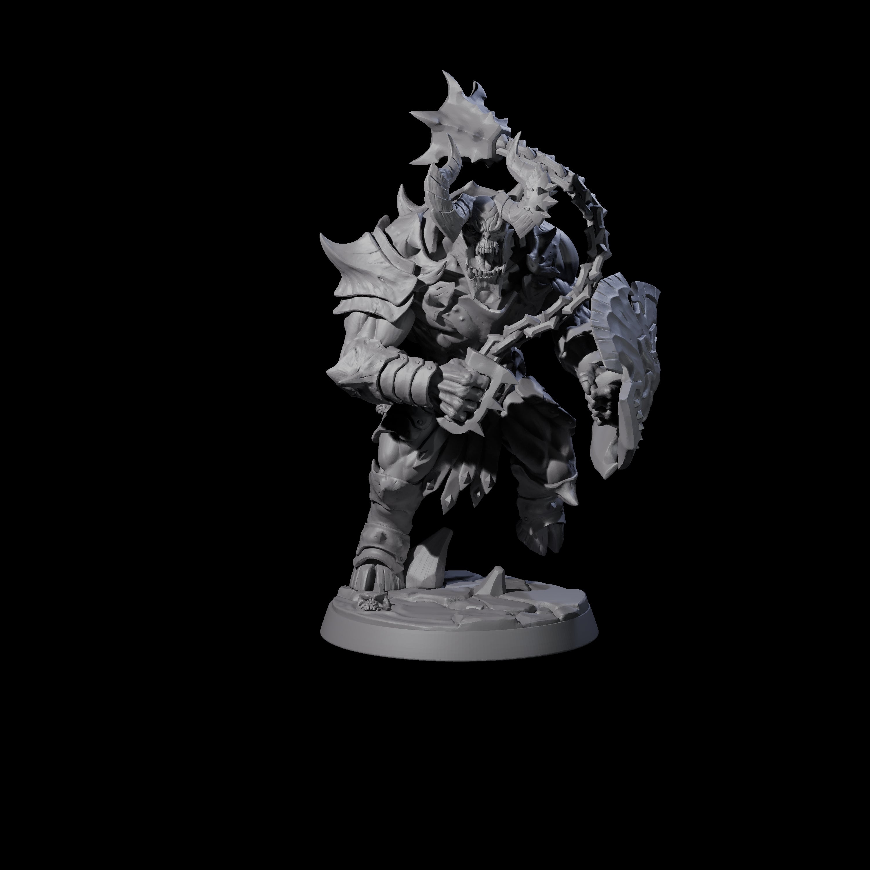 Demonic Ravager C Miniature for Dungeons and Dragons, Pathfinder or other TTRPGs