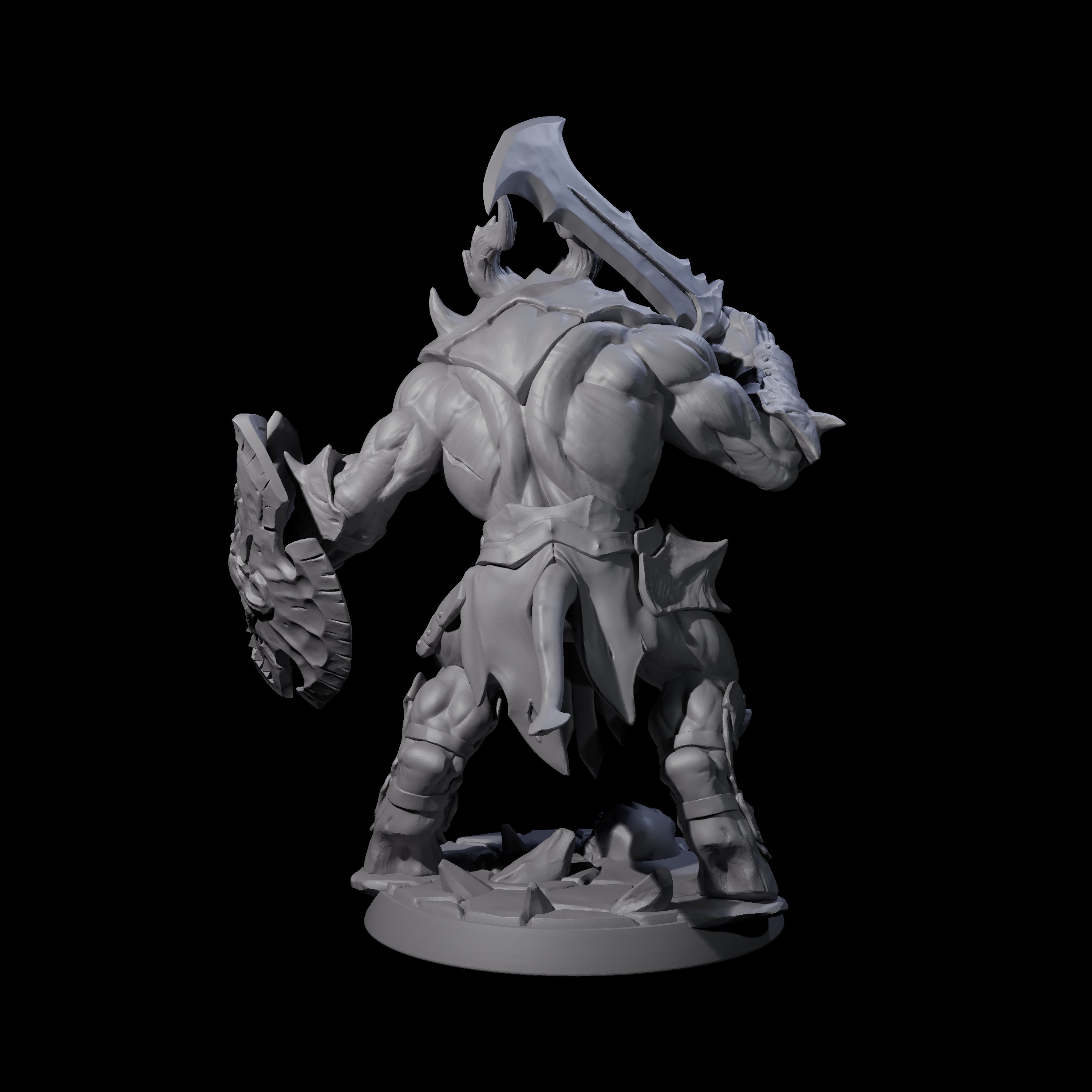 Demonic Ravager D Miniature for Dungeons and Dragons, Pathfinder or other TTRPGs