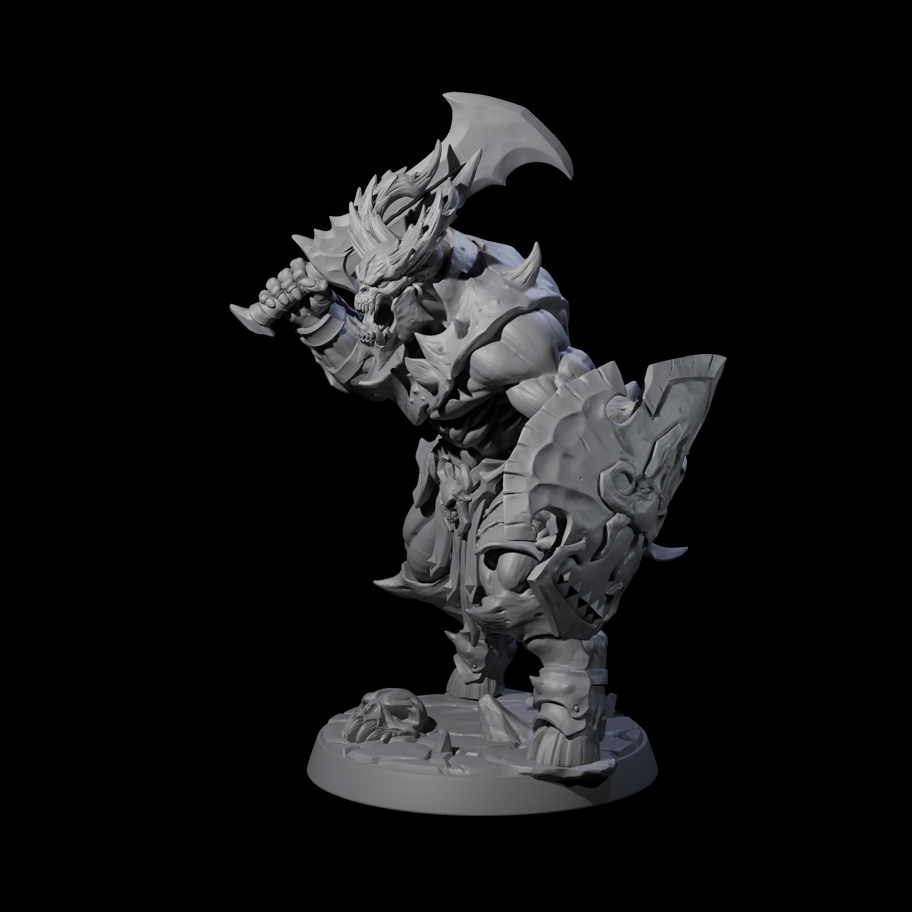 Demonic Ravager D Miniature for Dungeons and Dragons, Pathfinder or other TTRPGs