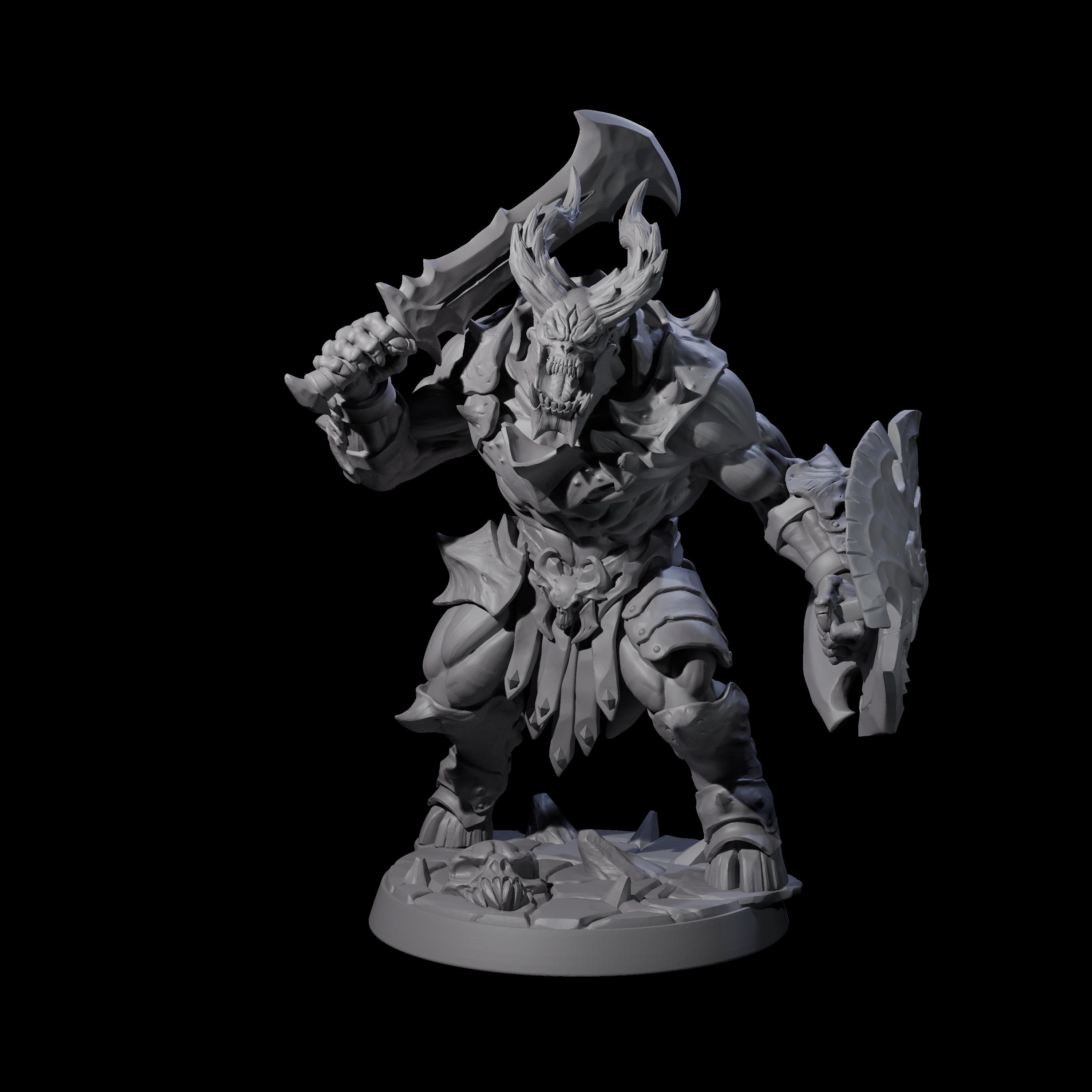 Demonic Ravager D Miniature for Dungeons and Dragons, Pathfinder or other TTRPGs