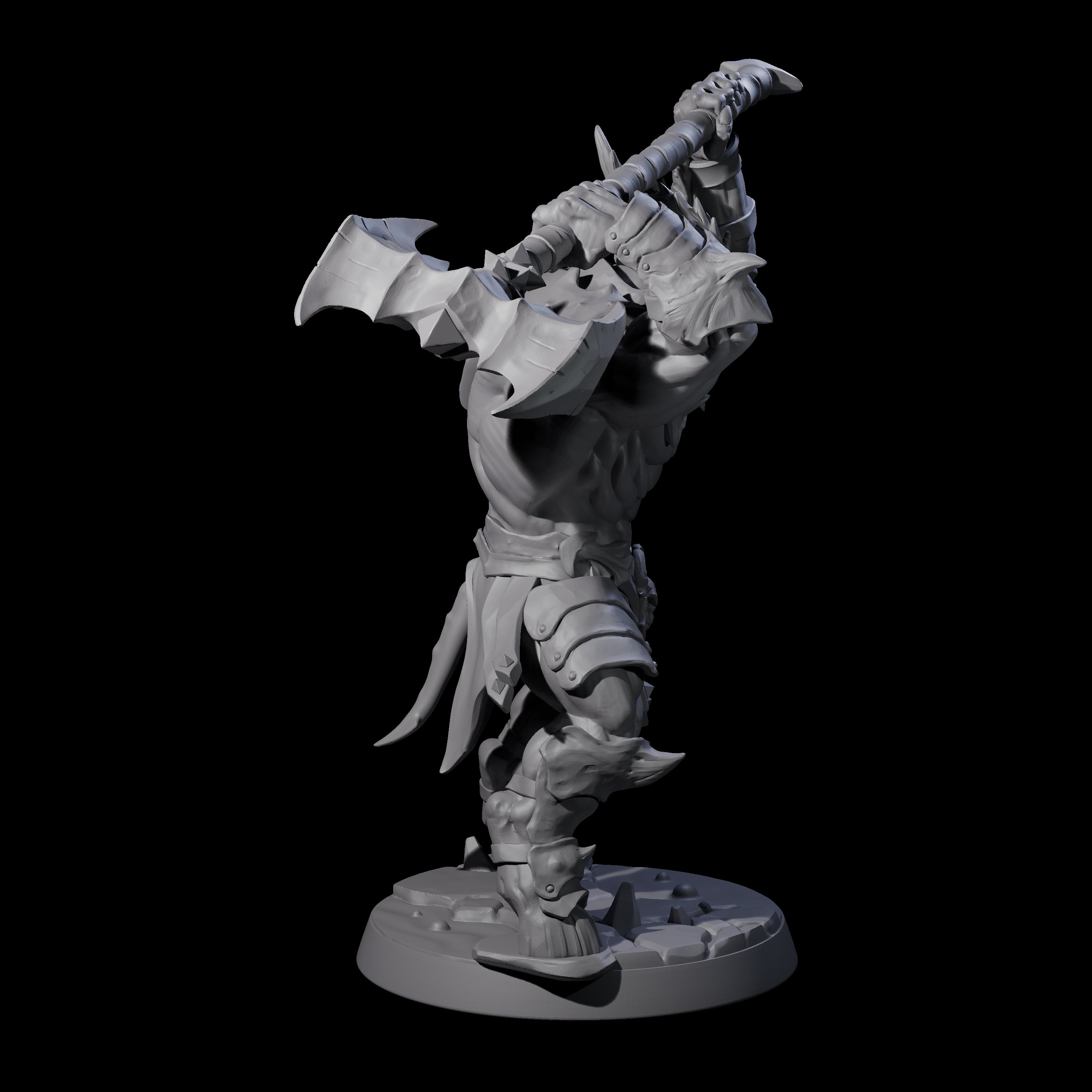 Demonic Ravager E Miniature for Dungeons and Dragons, Pathfinder or other TTRPGs