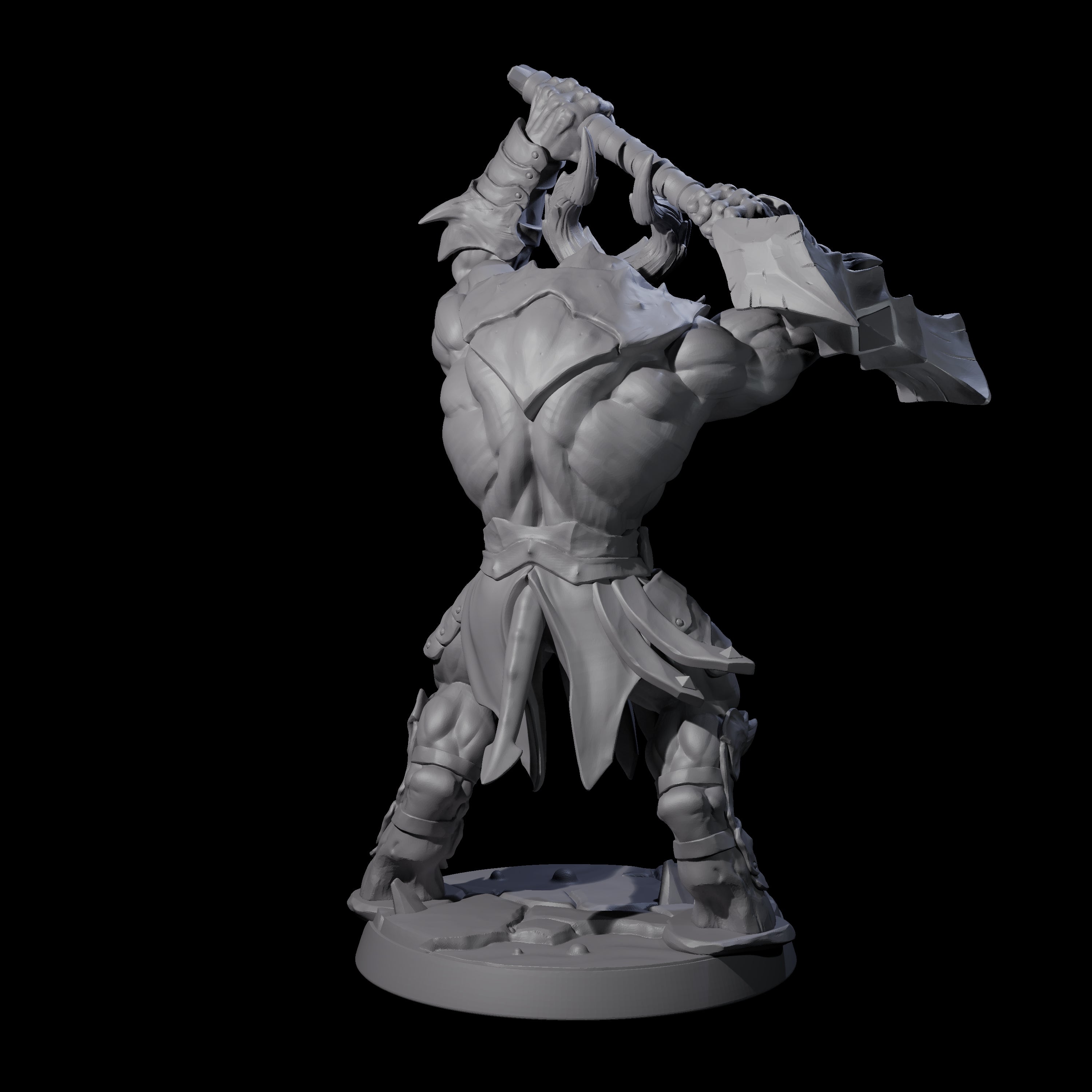 Demonic Ravager E Miniature for Dungeons and Dragons, Pathfinder or other TTRPGs
