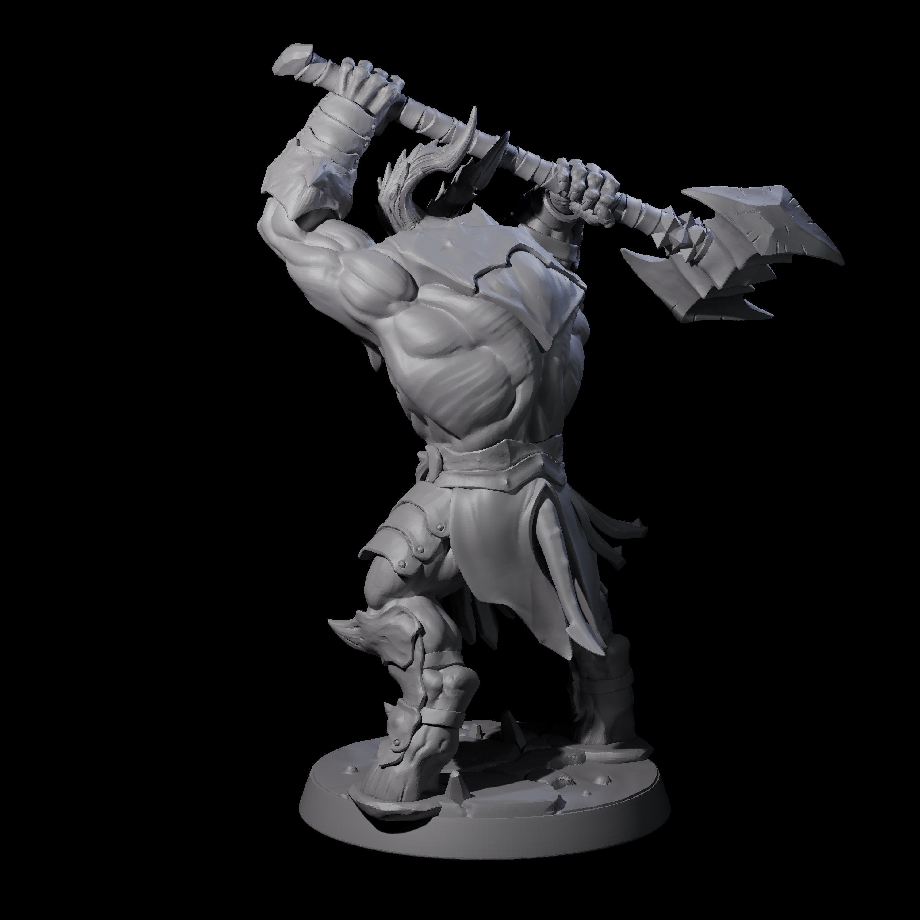 Demonic Ravager E Miniature for Dungeons and Dragons, Pathfinder or other TTRPGs