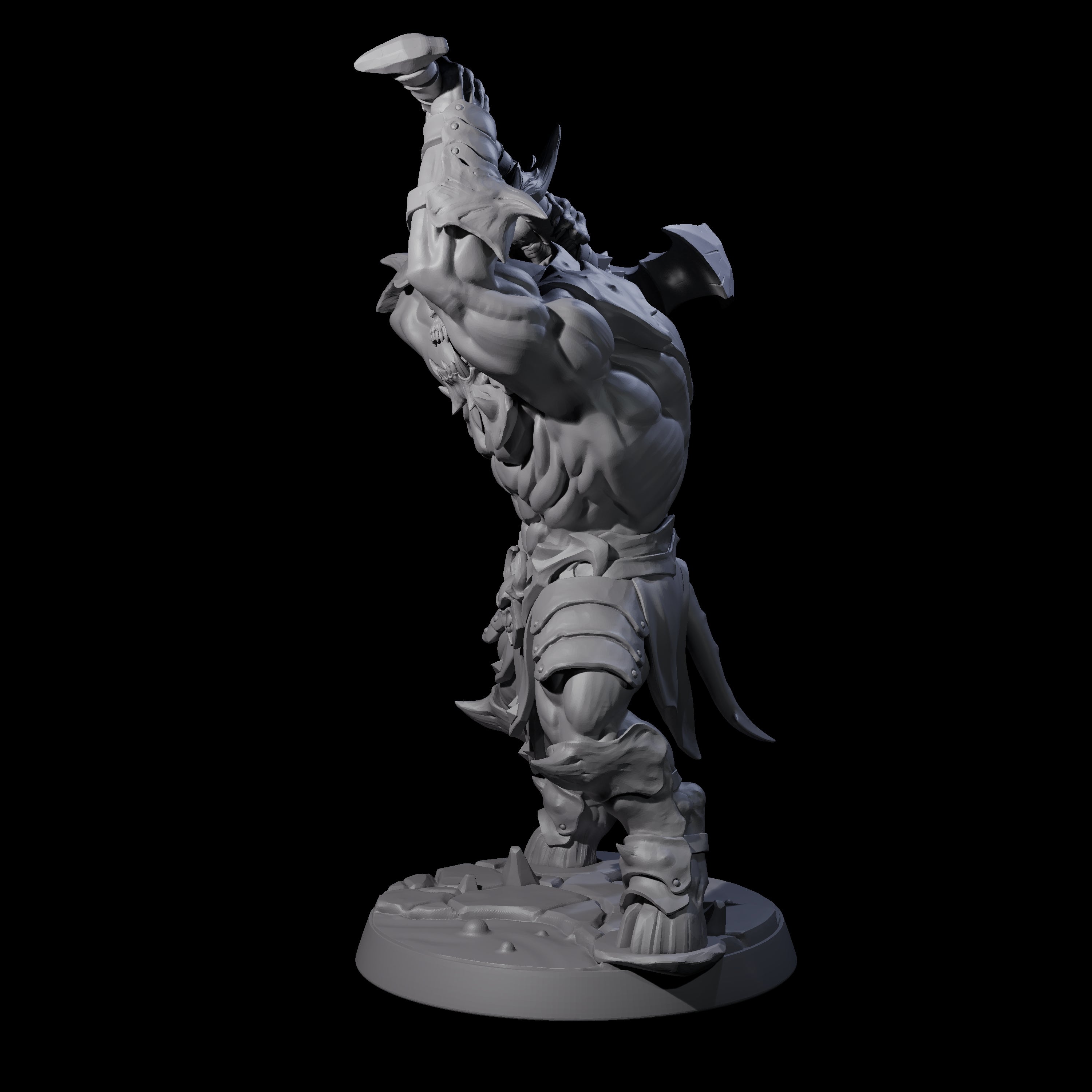 Demonic Ravager E Miniature for Dungeons and Dragons, Pathfinder or other TTRPGs