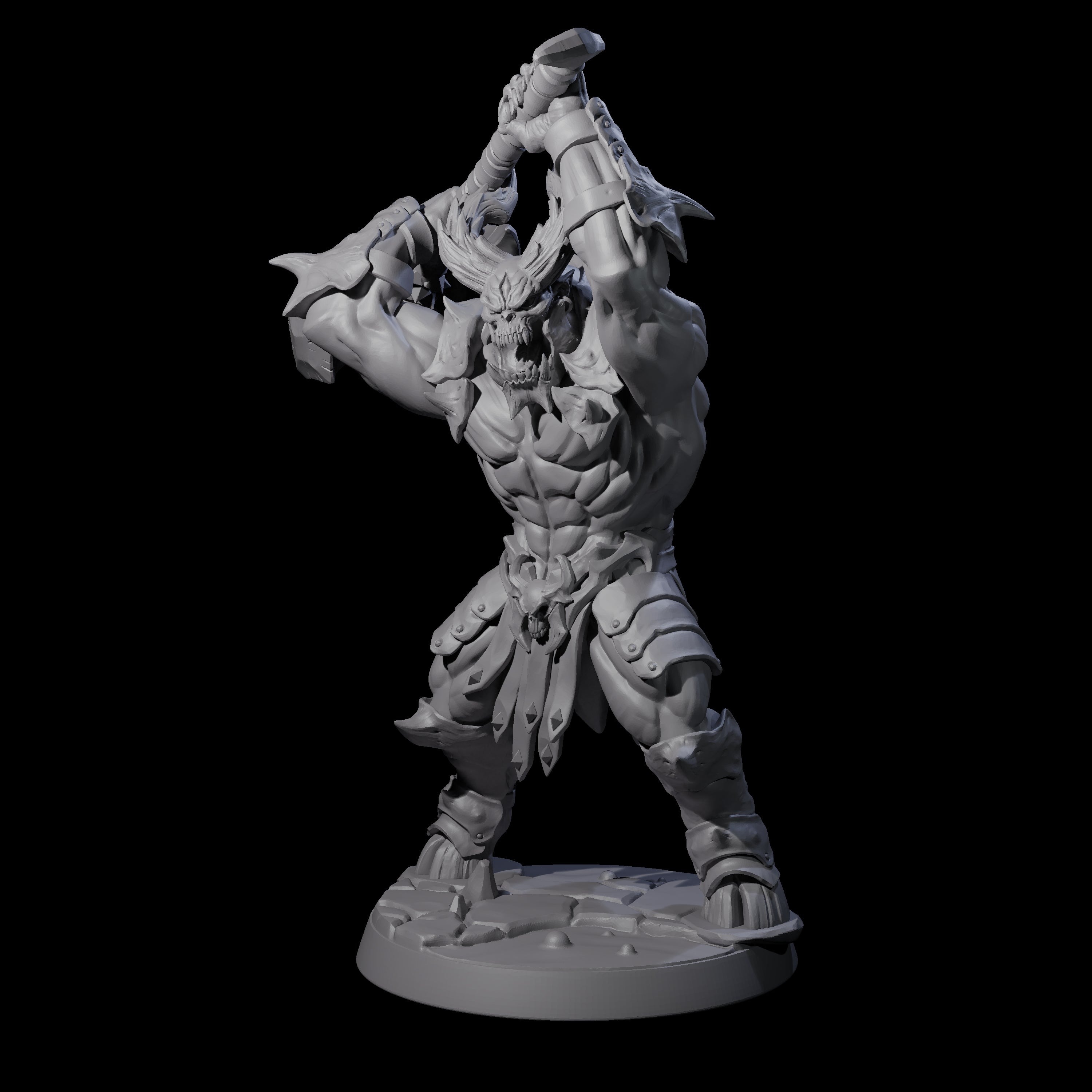 Demonic Ravager E Miniature for Dungeons and Dragons, Pathfinder or other TTRPGs