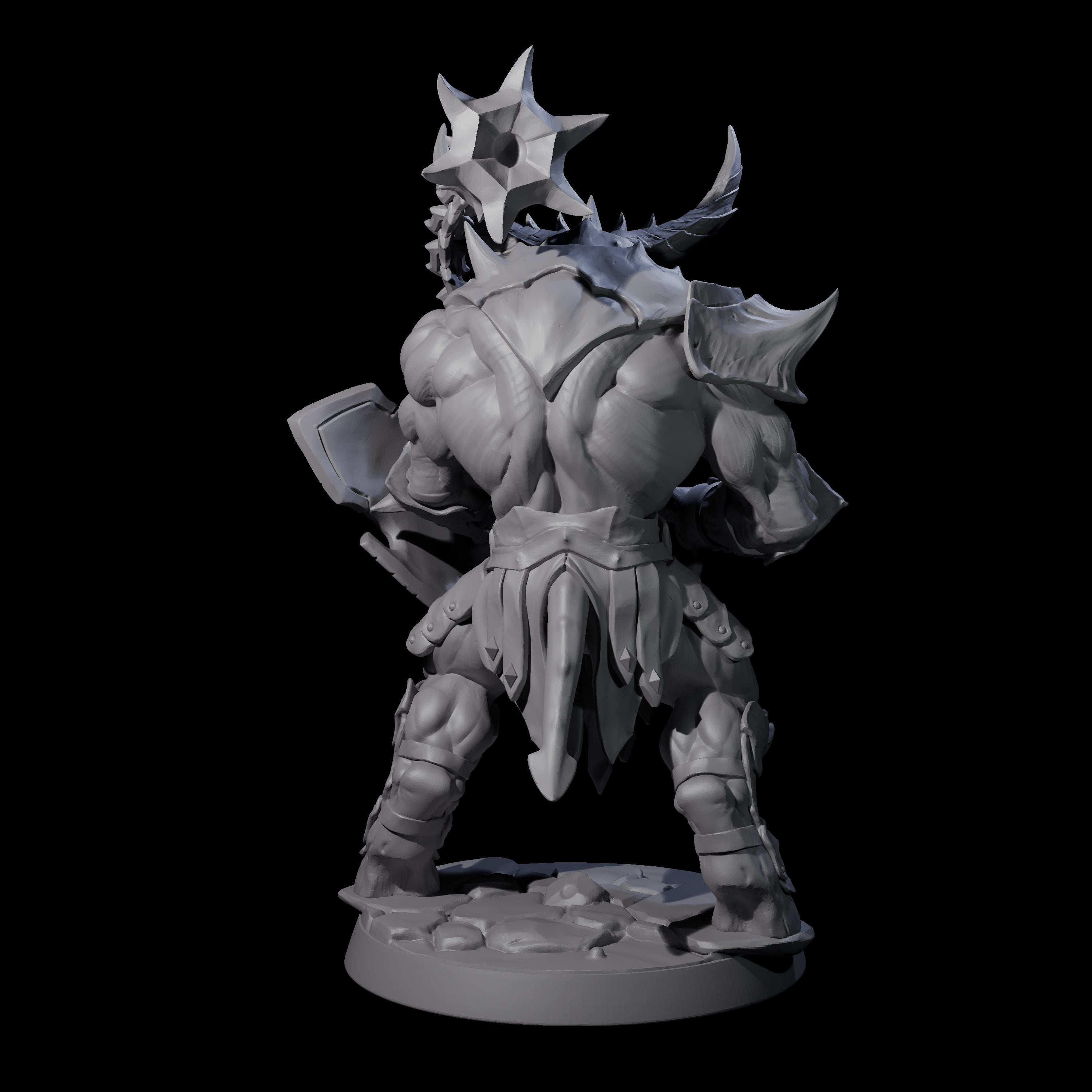 Demonic Ravager F Miniature for Dungeons and Dragons, Pathfinder or other TTRPGs