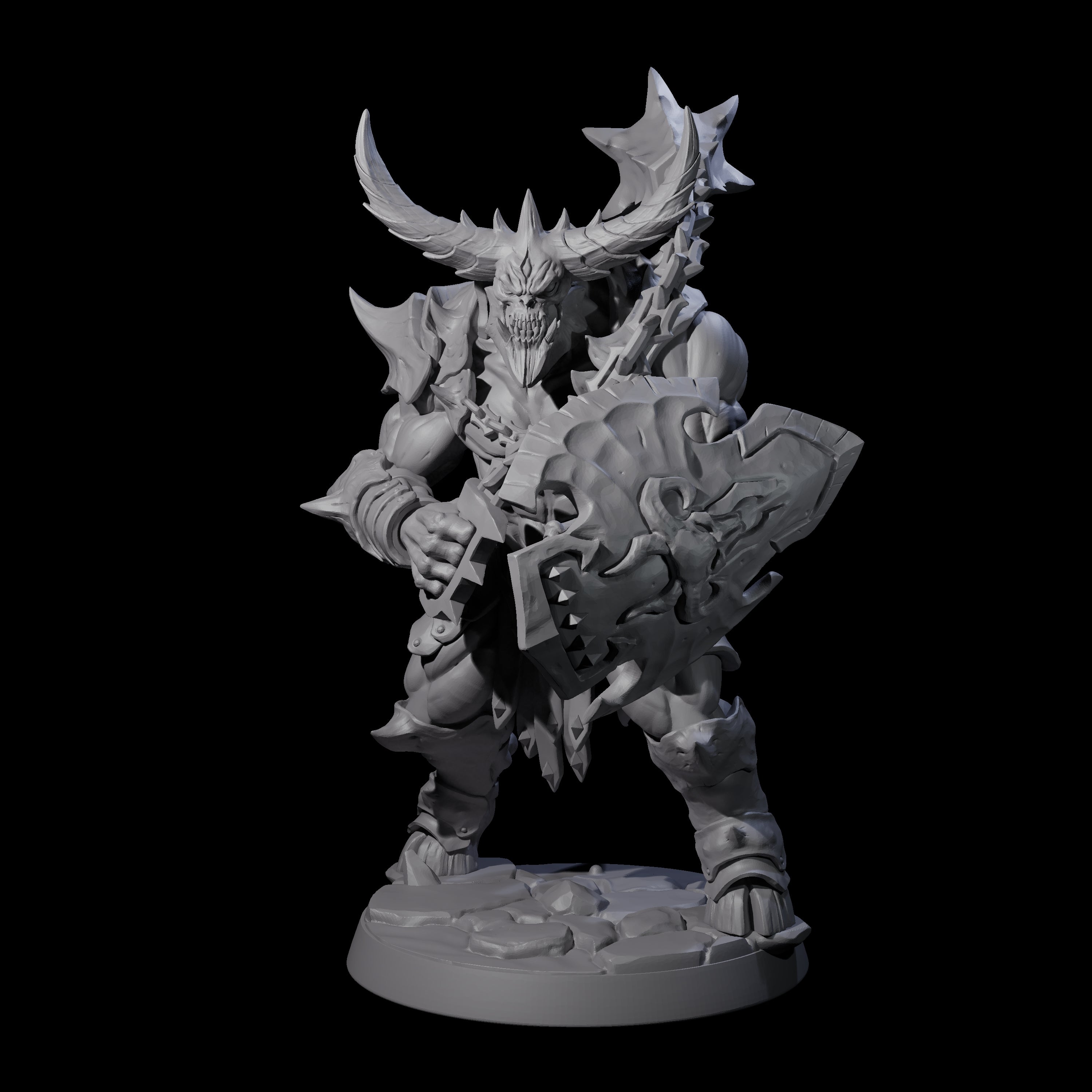 Demonic Ravager F Miniature for Dungeons and Dragons, Pathfinder or other TTRPGs